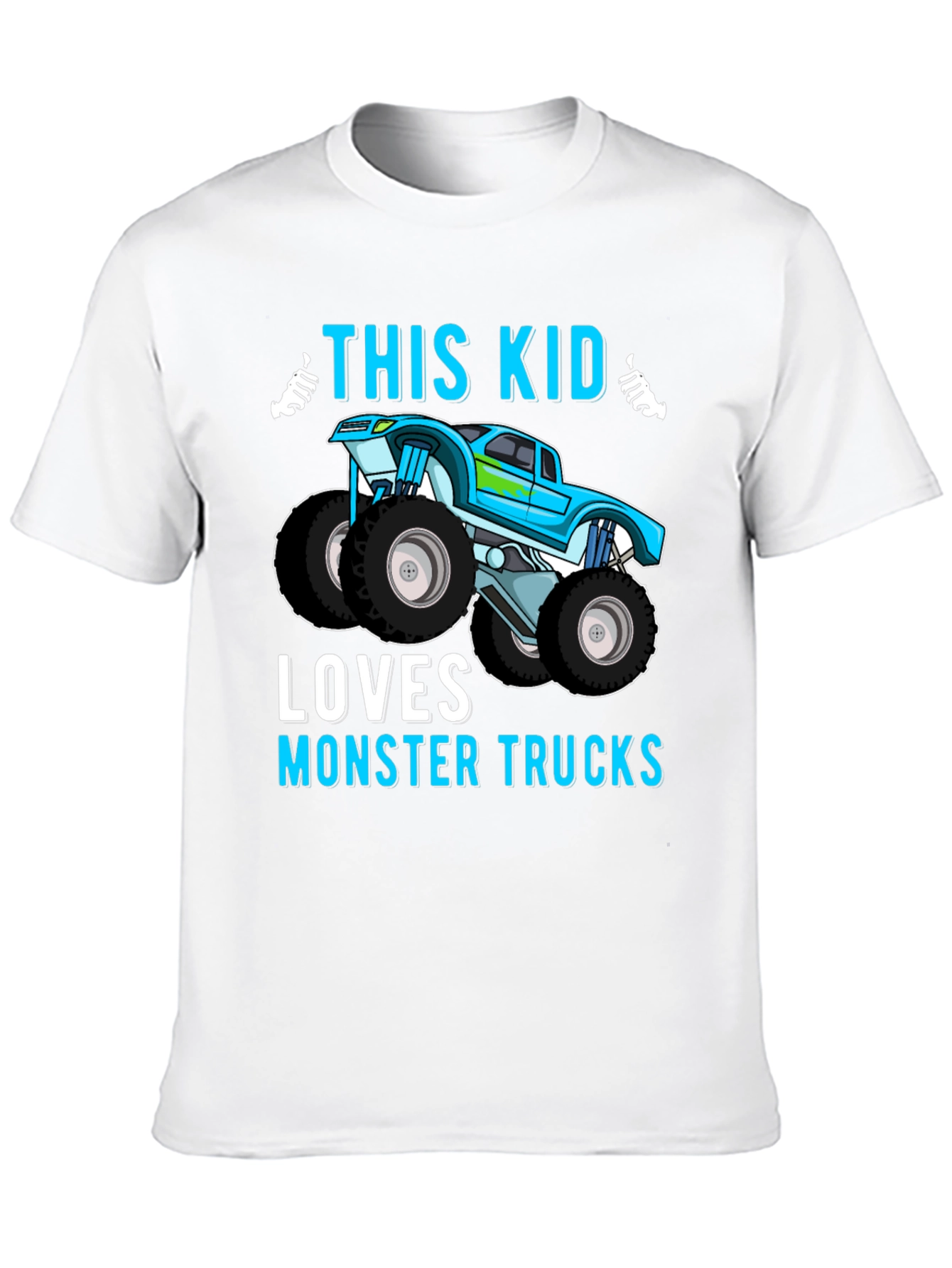 Monster Truck Loving Kids T-Shirt