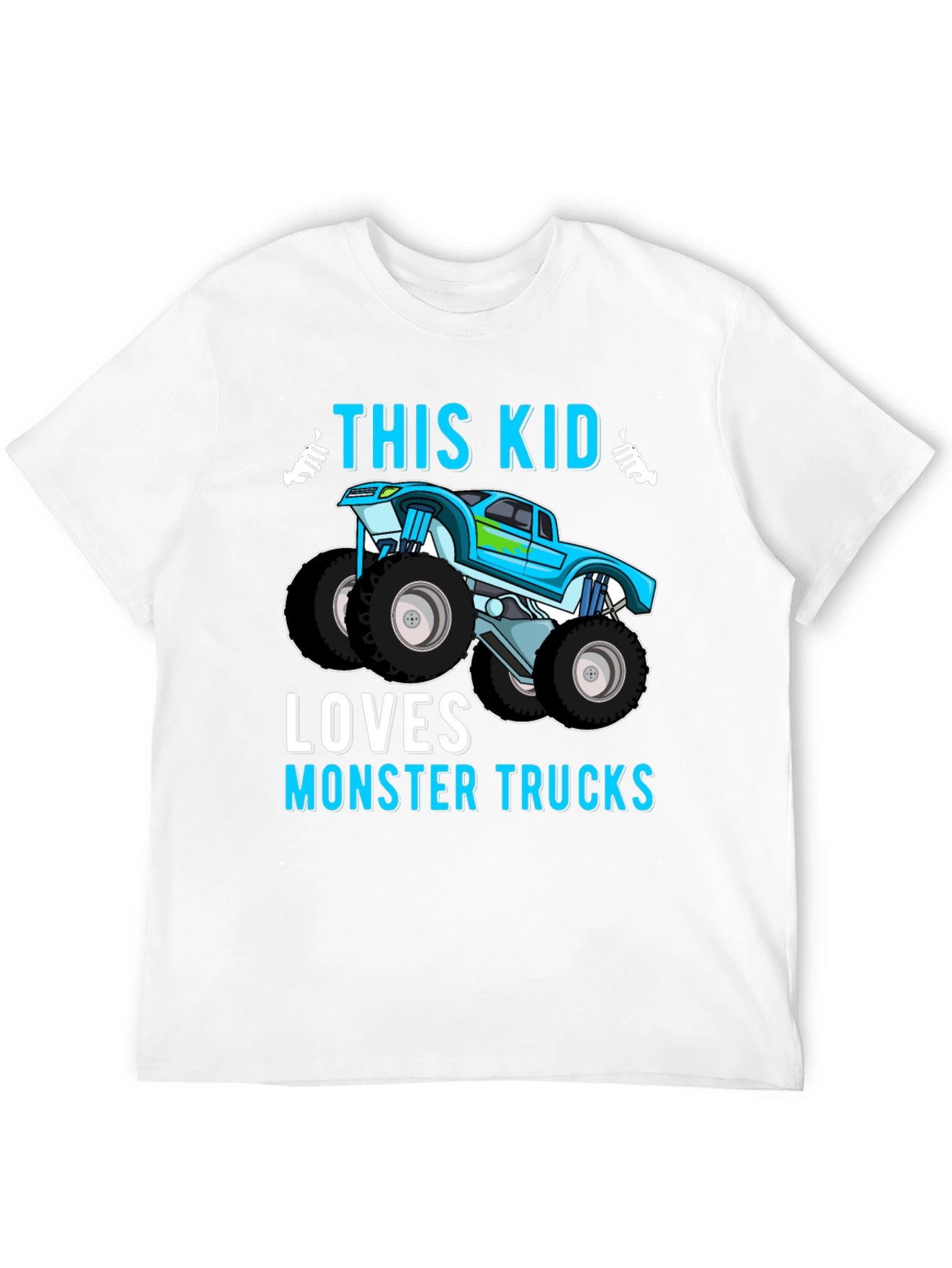 Monster Truck Loving Kids T-Shirt