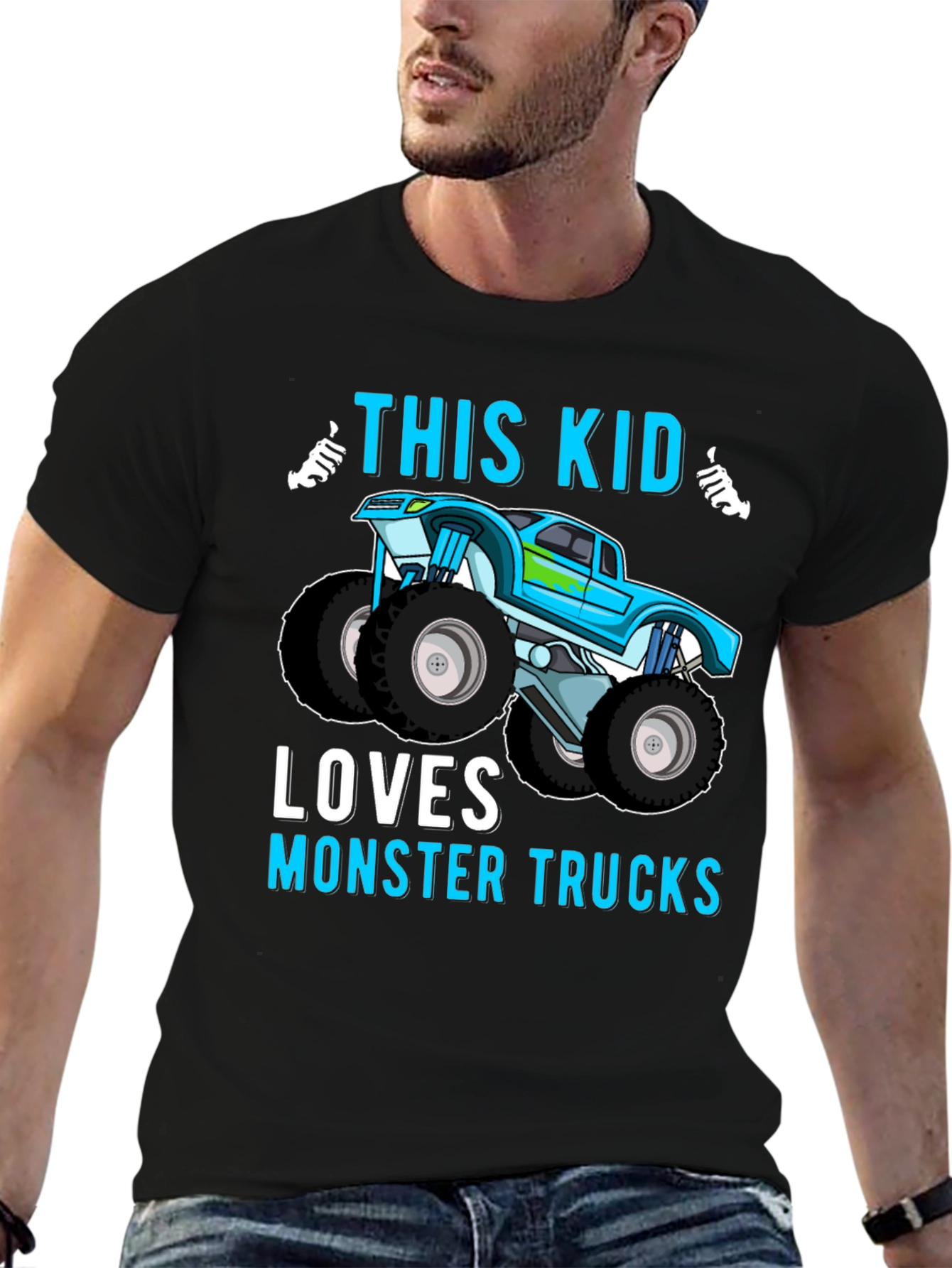 Monster Truck Loving Kids T-Shirt