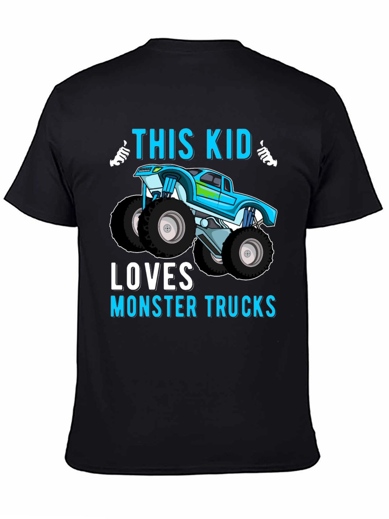 Monster Truck Loving Kids T-Shirt