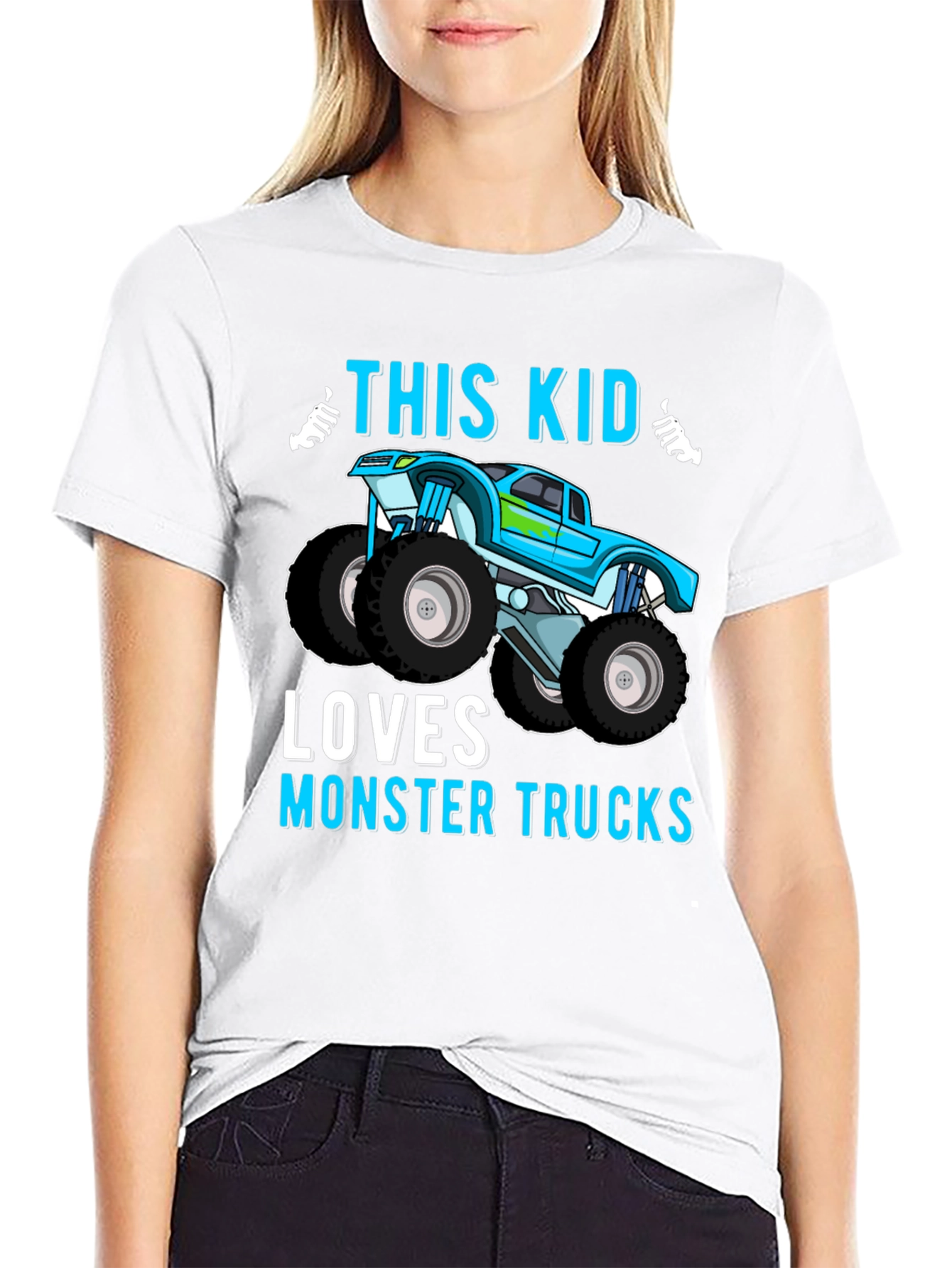 Monster Truck Loving Kids T-Shirt