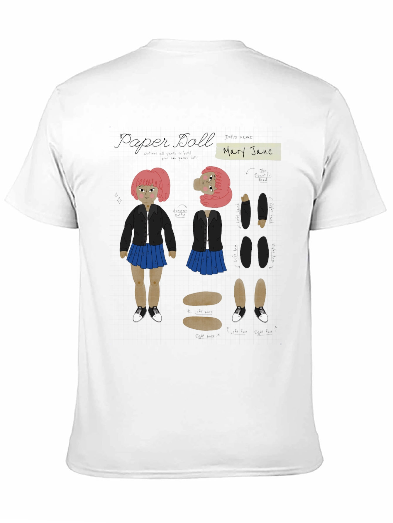 Paper Doll Mary Jane T-Shirt
