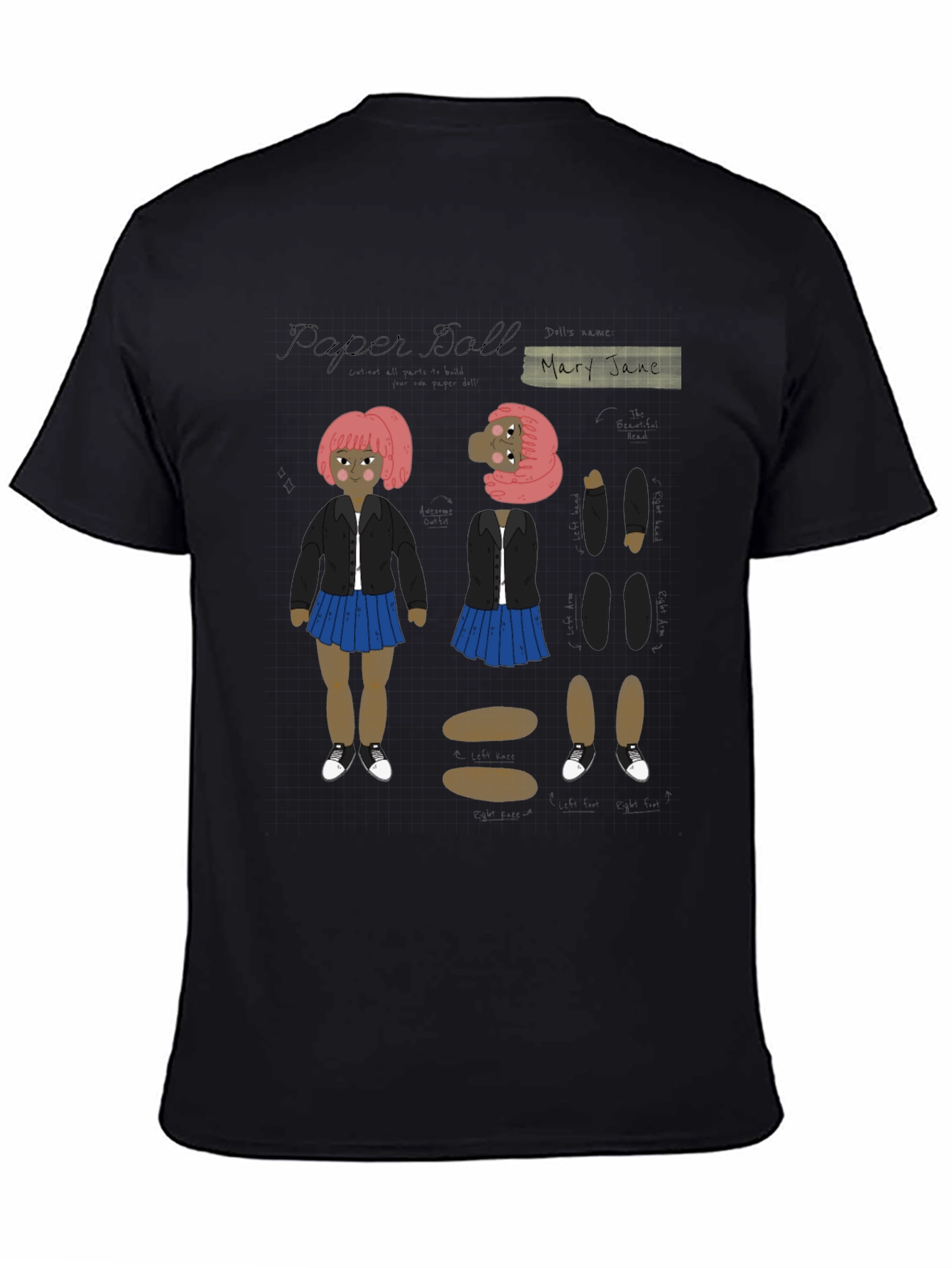 Paper Doll Mary Jane T-Shirt