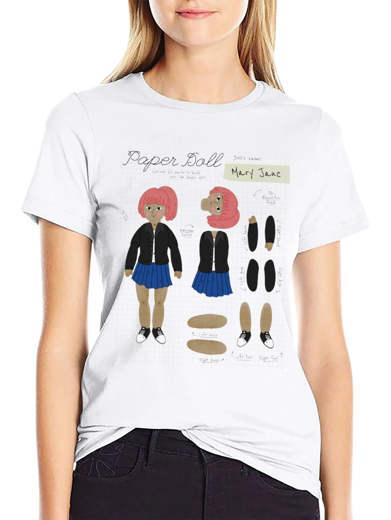 Paper Doll Mary Jane T-Shirt