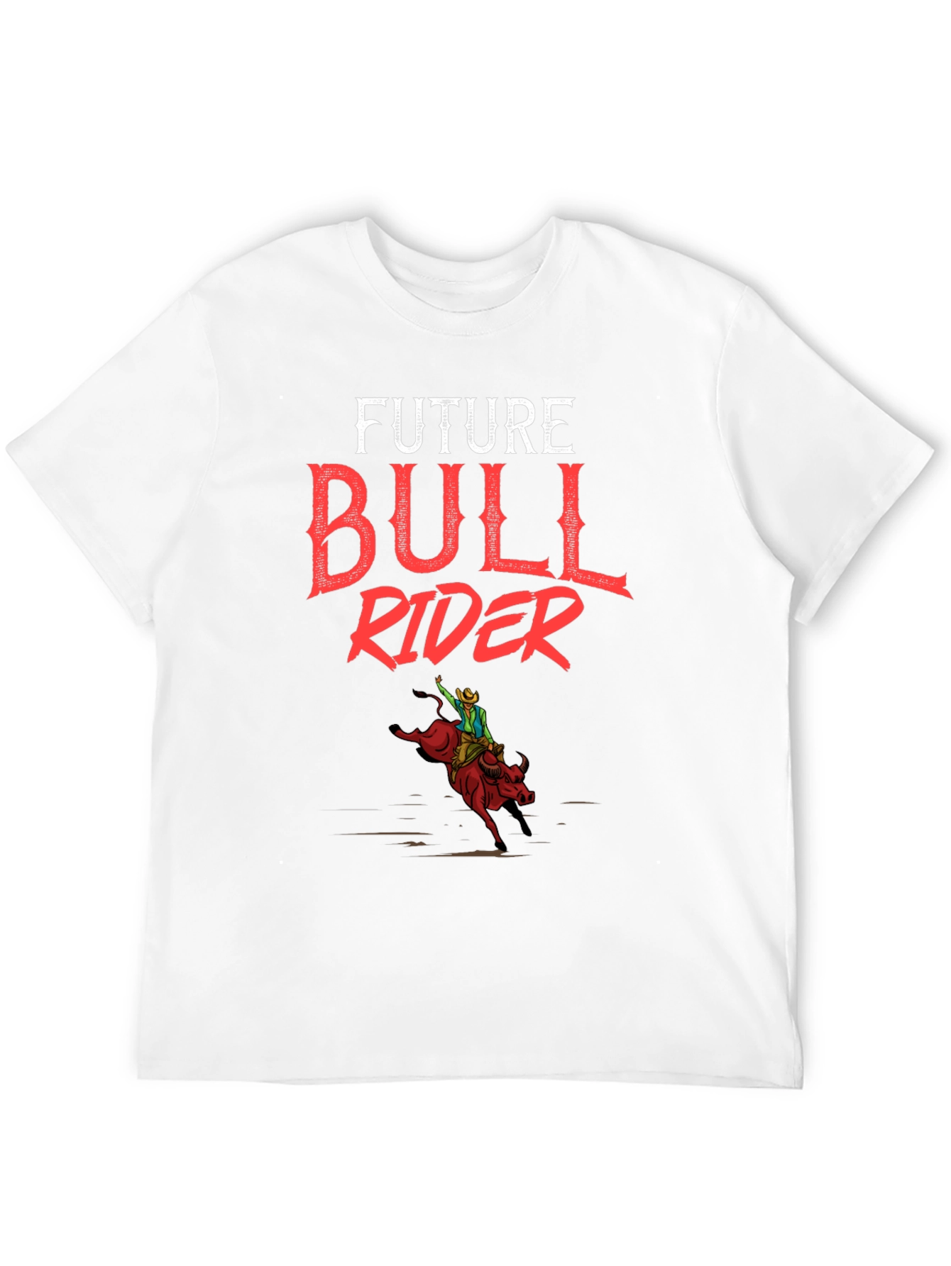 Future Bull Rider Graphic T-Shirt - Black