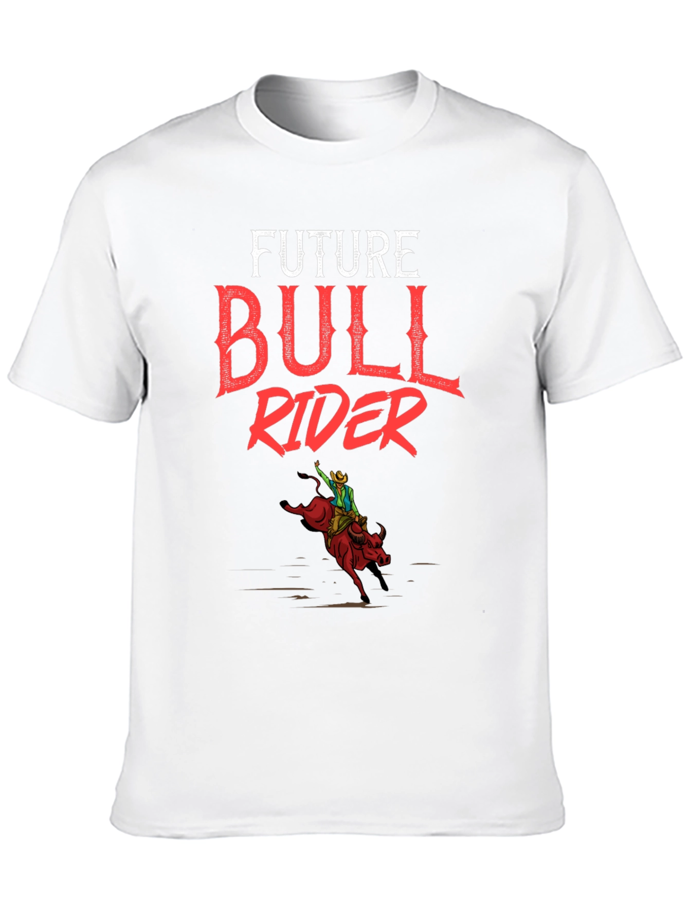 Future Bull Rider Graphic T-Shirt - Black