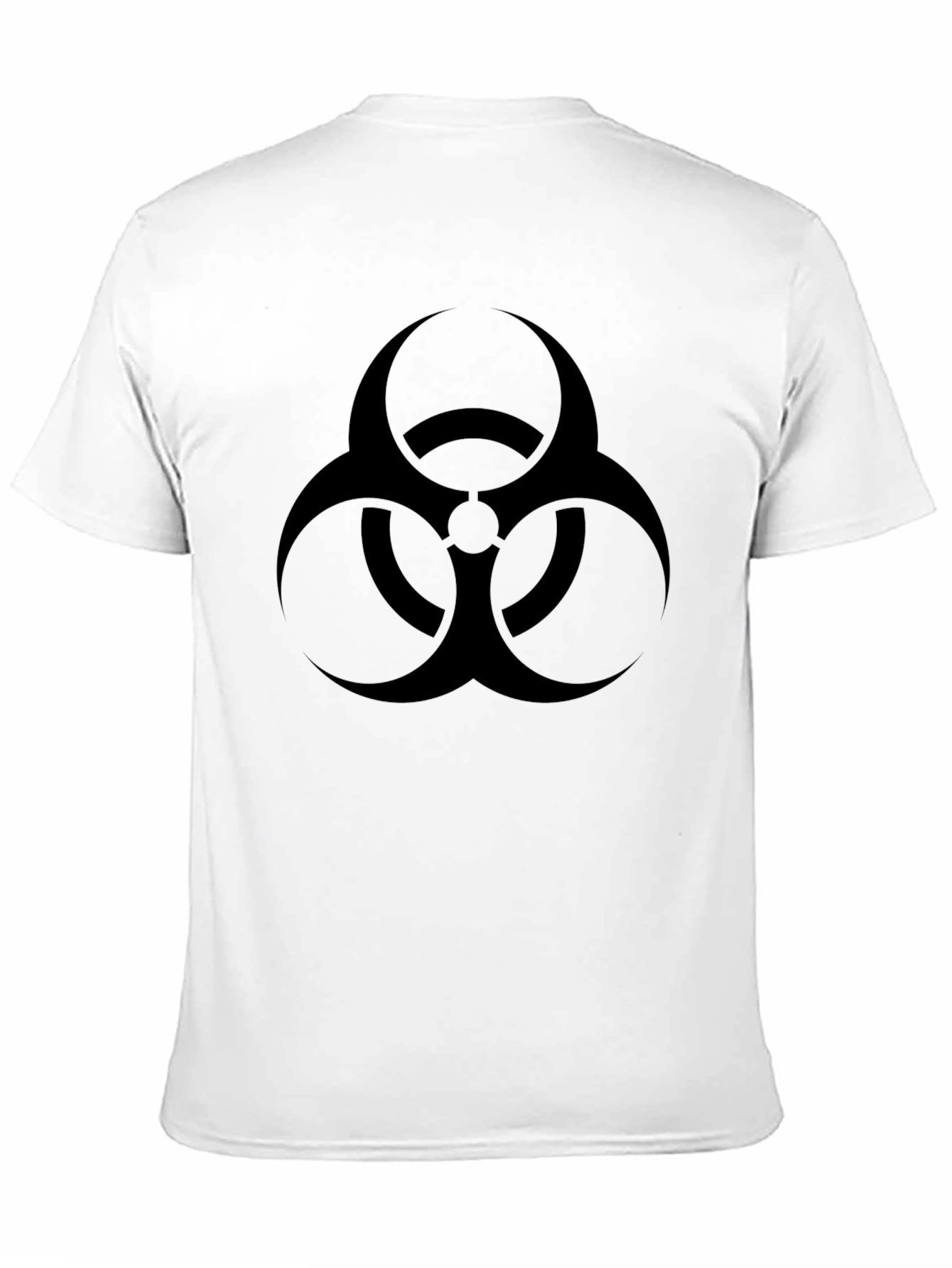 Biohazard Symbol Graphic Black T-Shirt