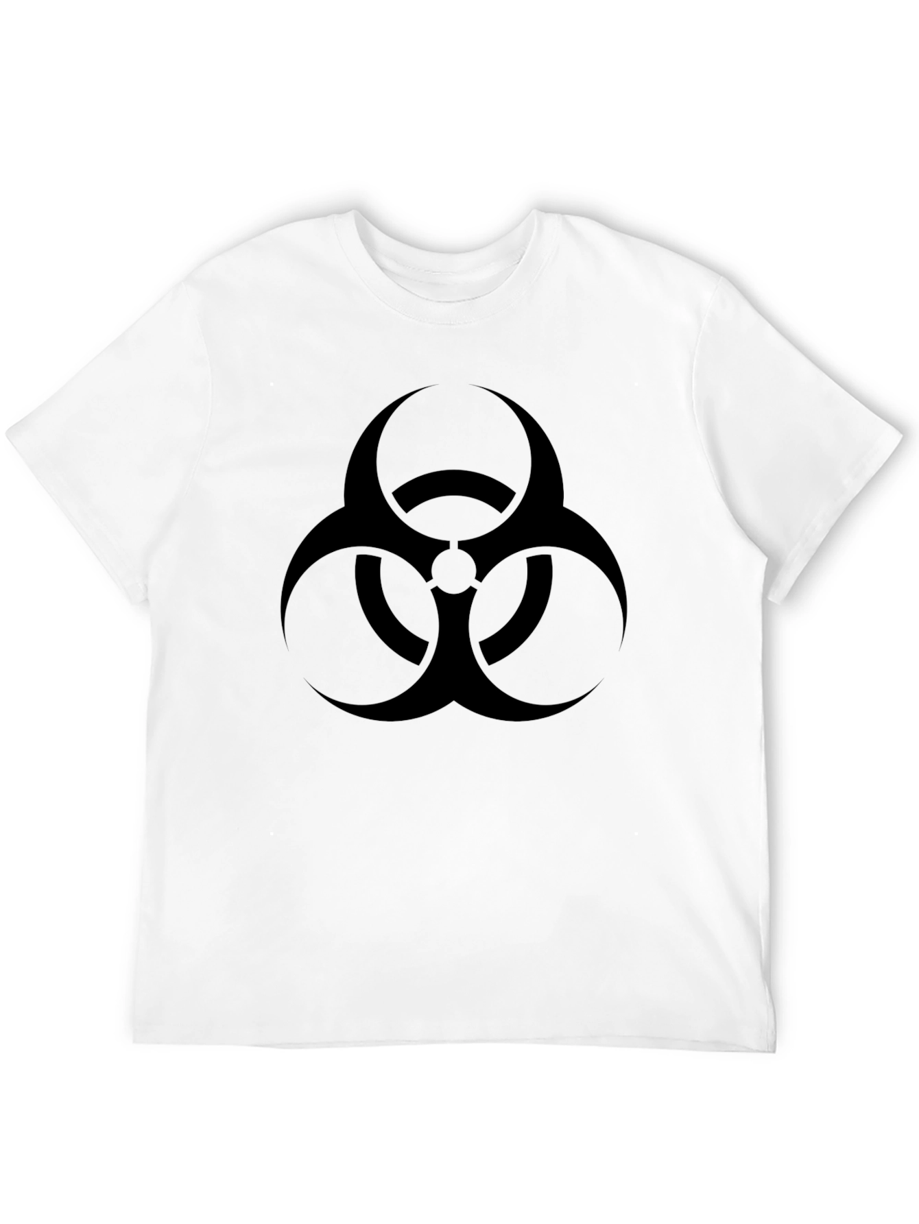 Biohazard Symbol Graphic Black T-Shirt