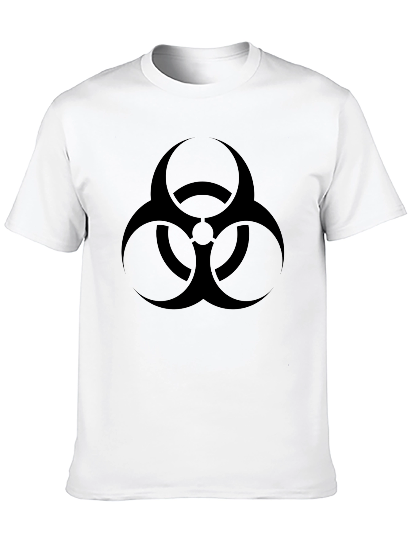 Biohazard Symbol Graphic Black T-Shirt