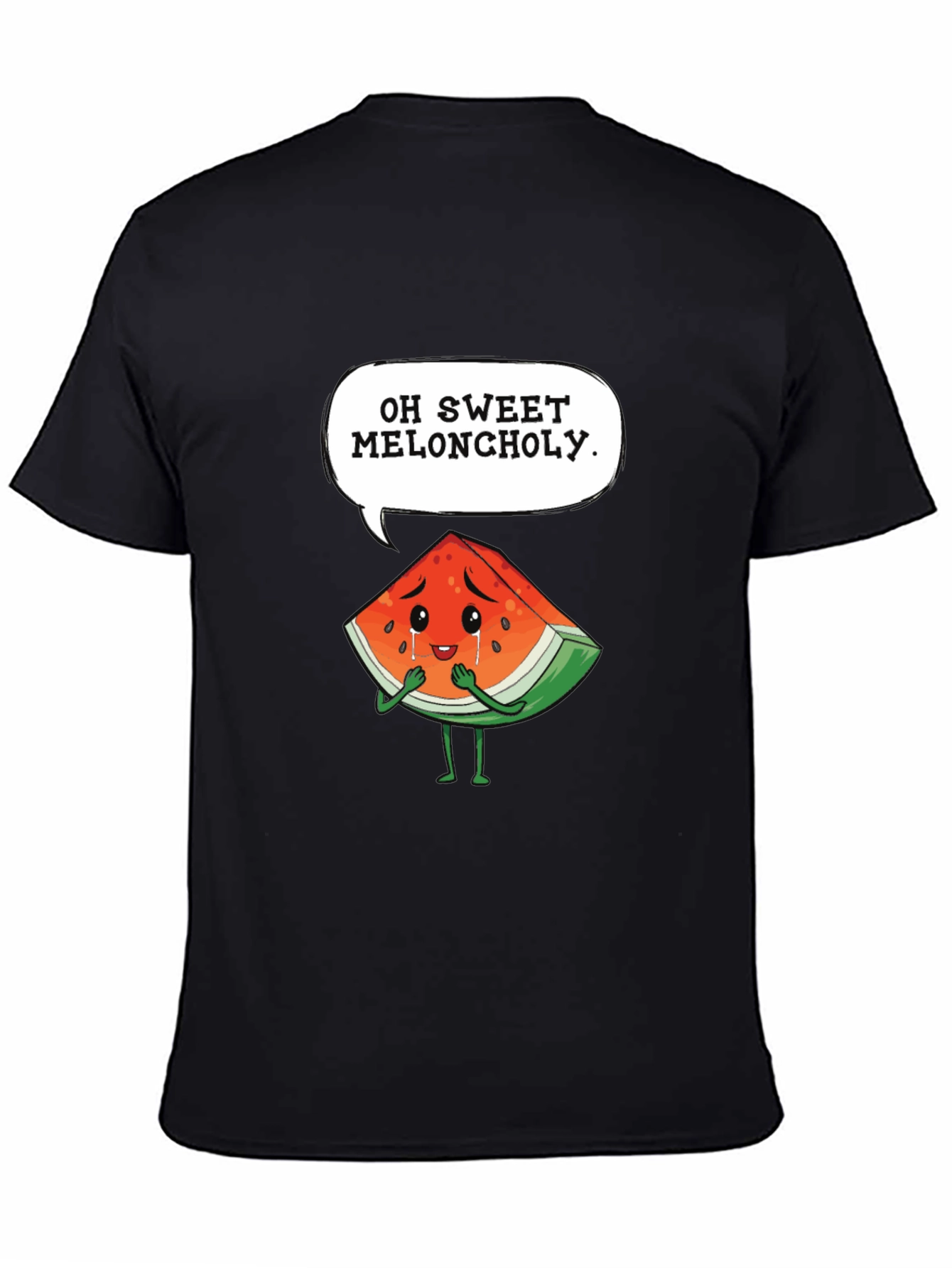 Oh Sweet Meloncholy T-Shirt - Funny Watermelon Graphic Tee
