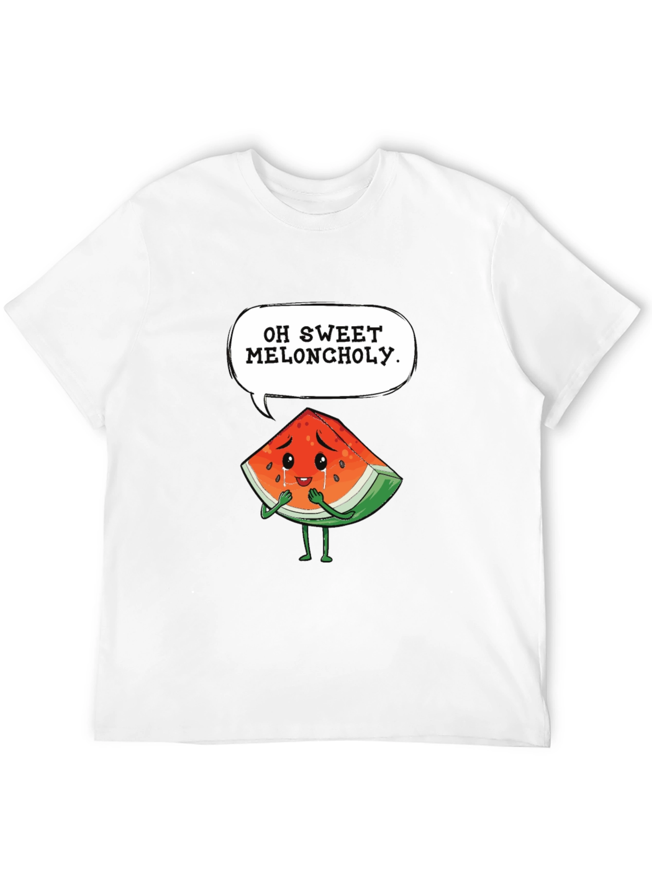 Oh Sweet Meloncholy T-Shirt - Funny Watermelon Graphic Tee