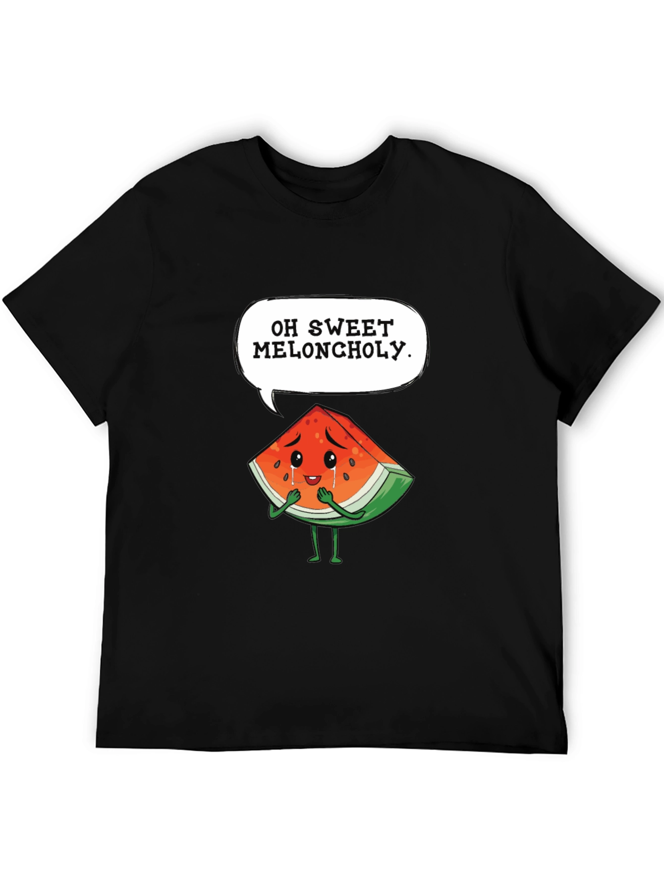 Oh Sweet Meloncholy T-Shirt - Funny Watermelon Graphic Tee