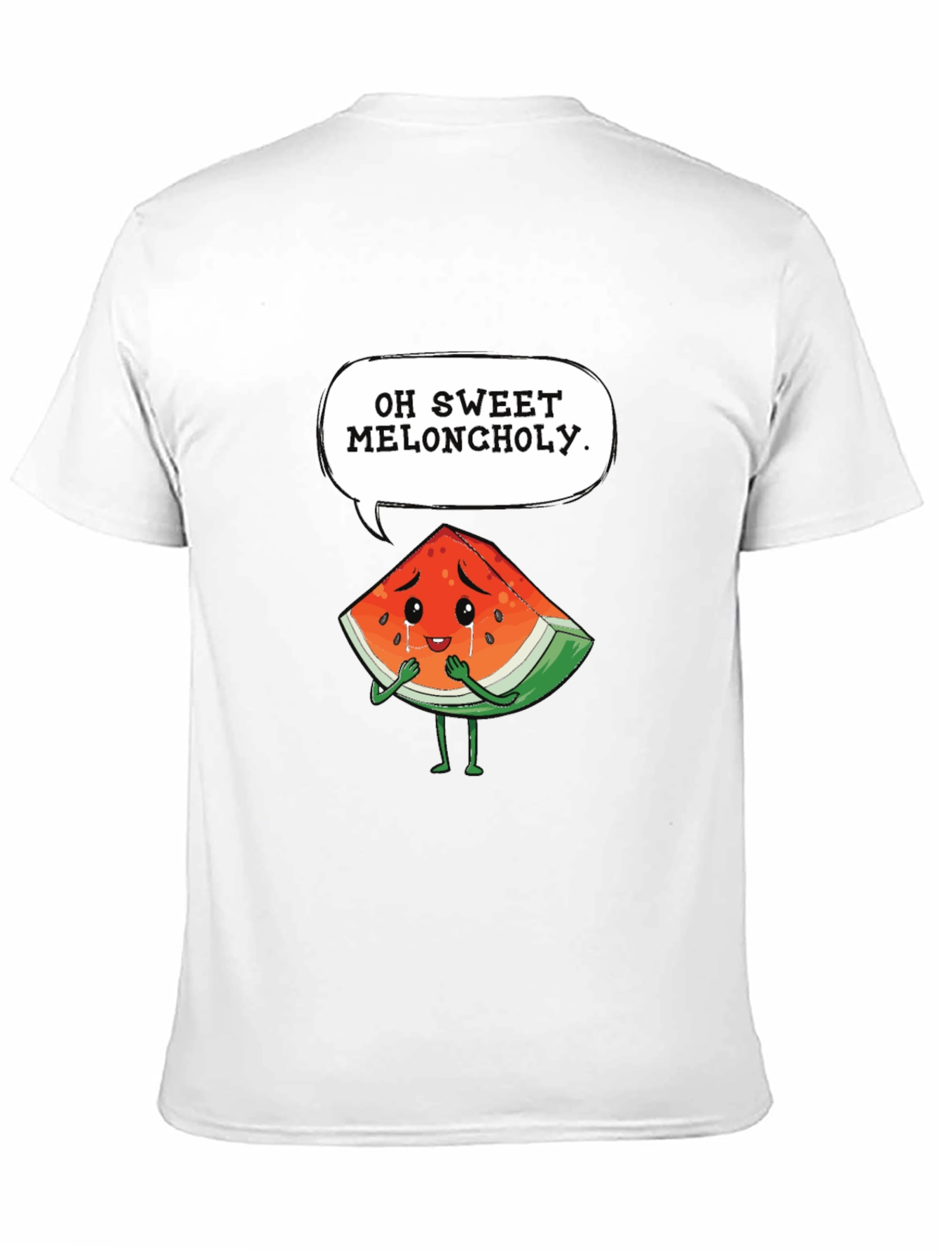 Oh Sweet Meloncholy T-Shirt - Funny Watermelon Graphic Tee