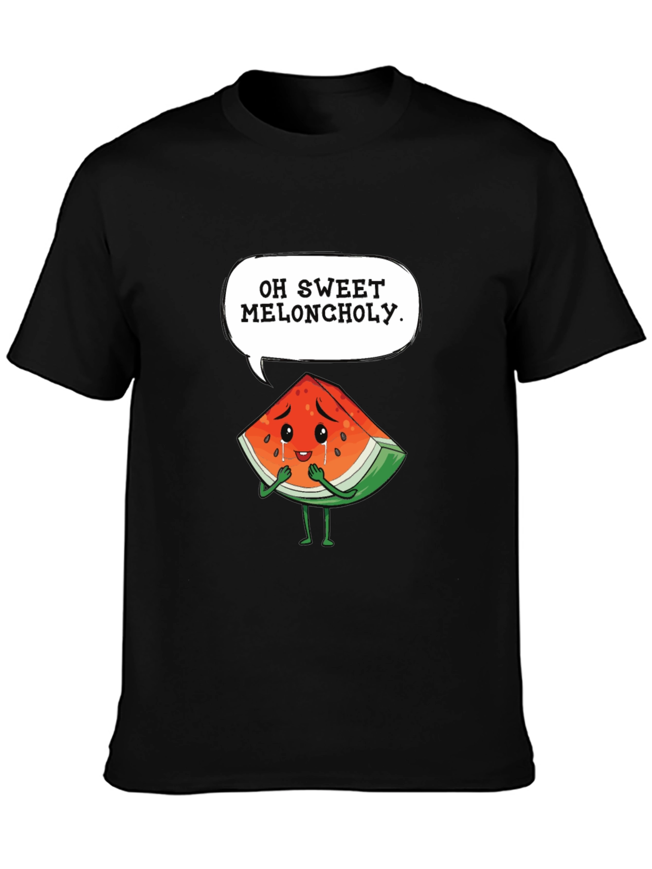 Oh Sweet Meloncholy T-Shirt - Funny Watermelon Graphic Tee