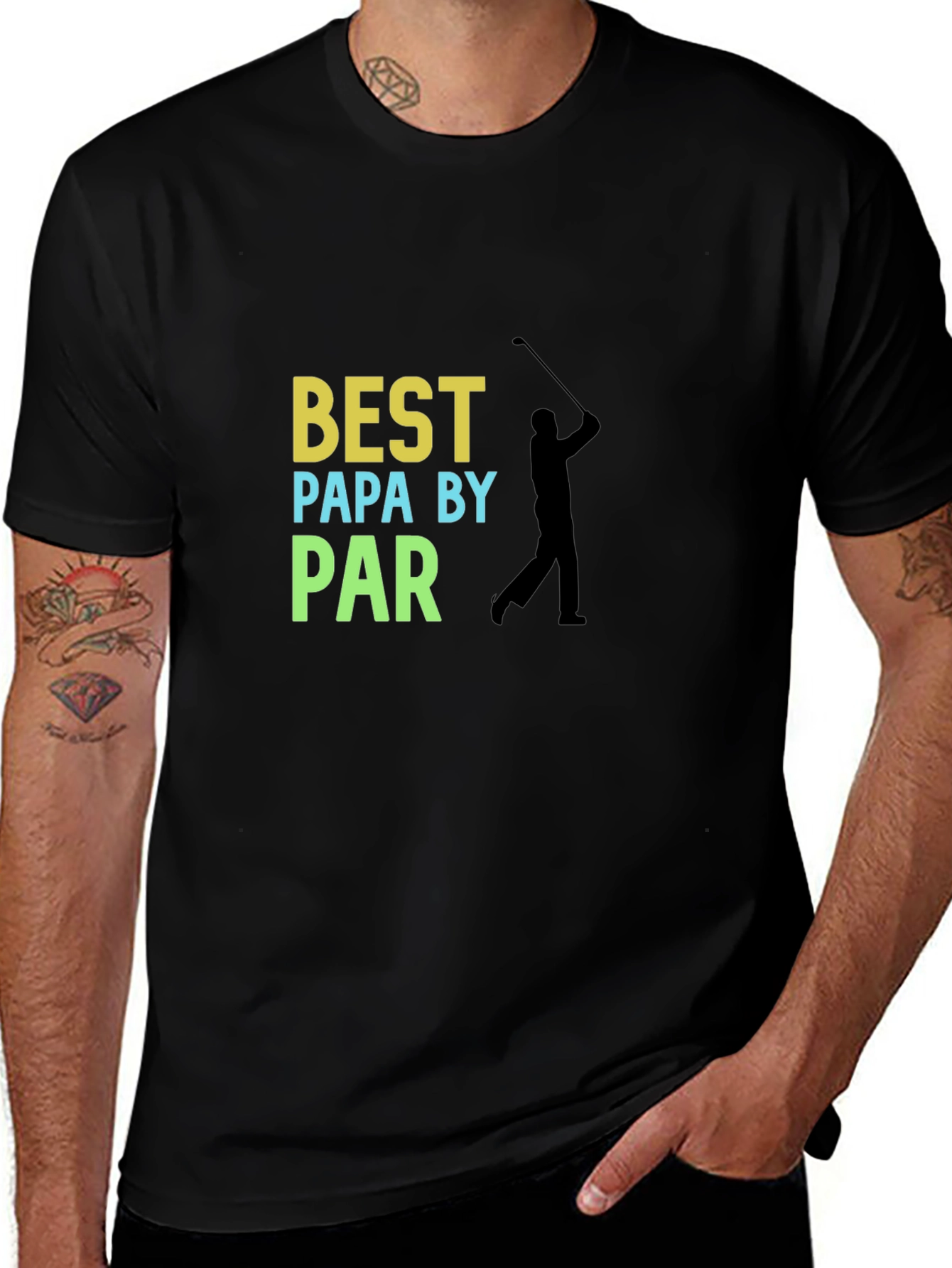 Best Papa By Par Golf T-Shirt