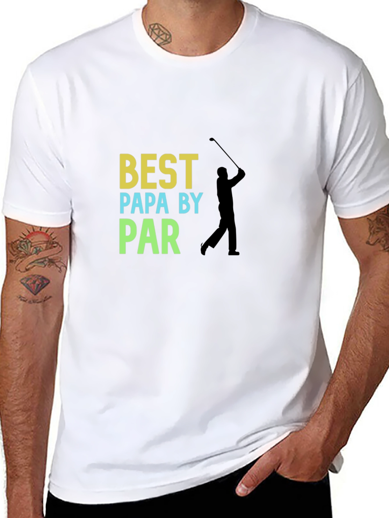 Best Papa By Par Golf T-Shirt