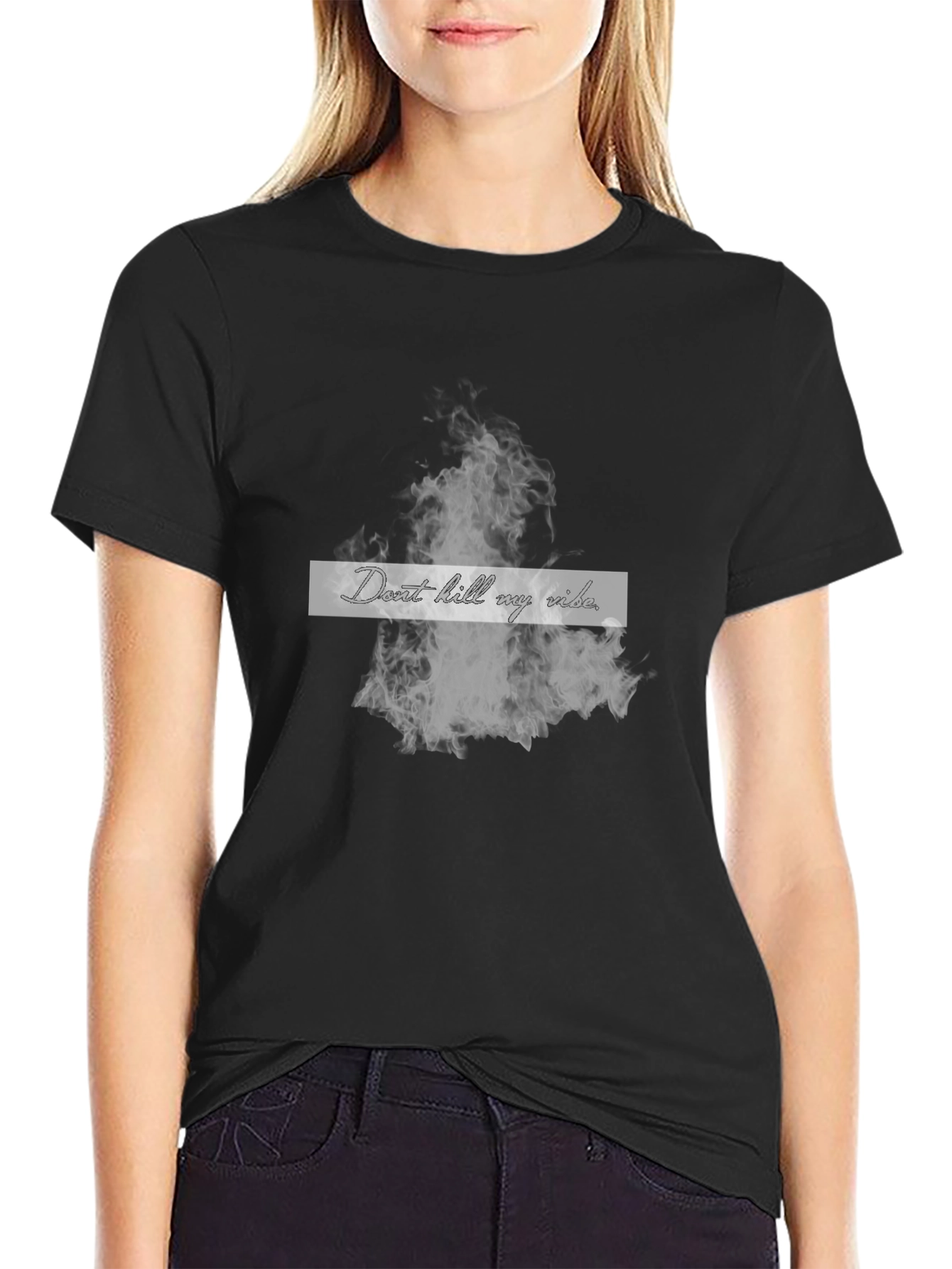 Dont Kill My Vibe Black Tee