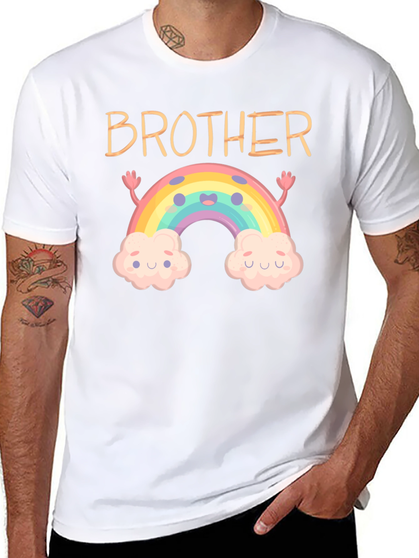 Brother Rainbow Cute T-Shirt