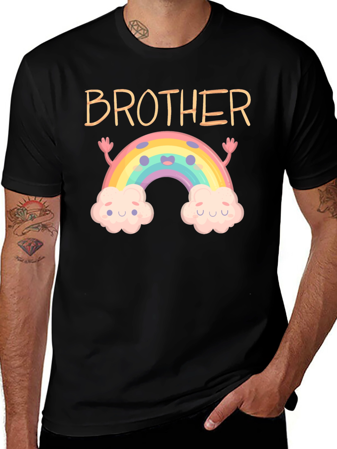 Brother Rainbow Cute T-Shirt
