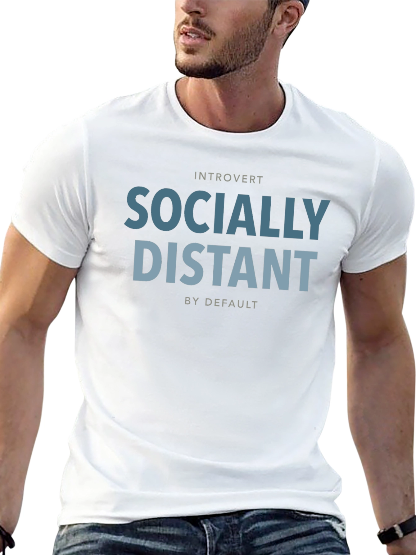 Introvert Socially Distant T-Shirt