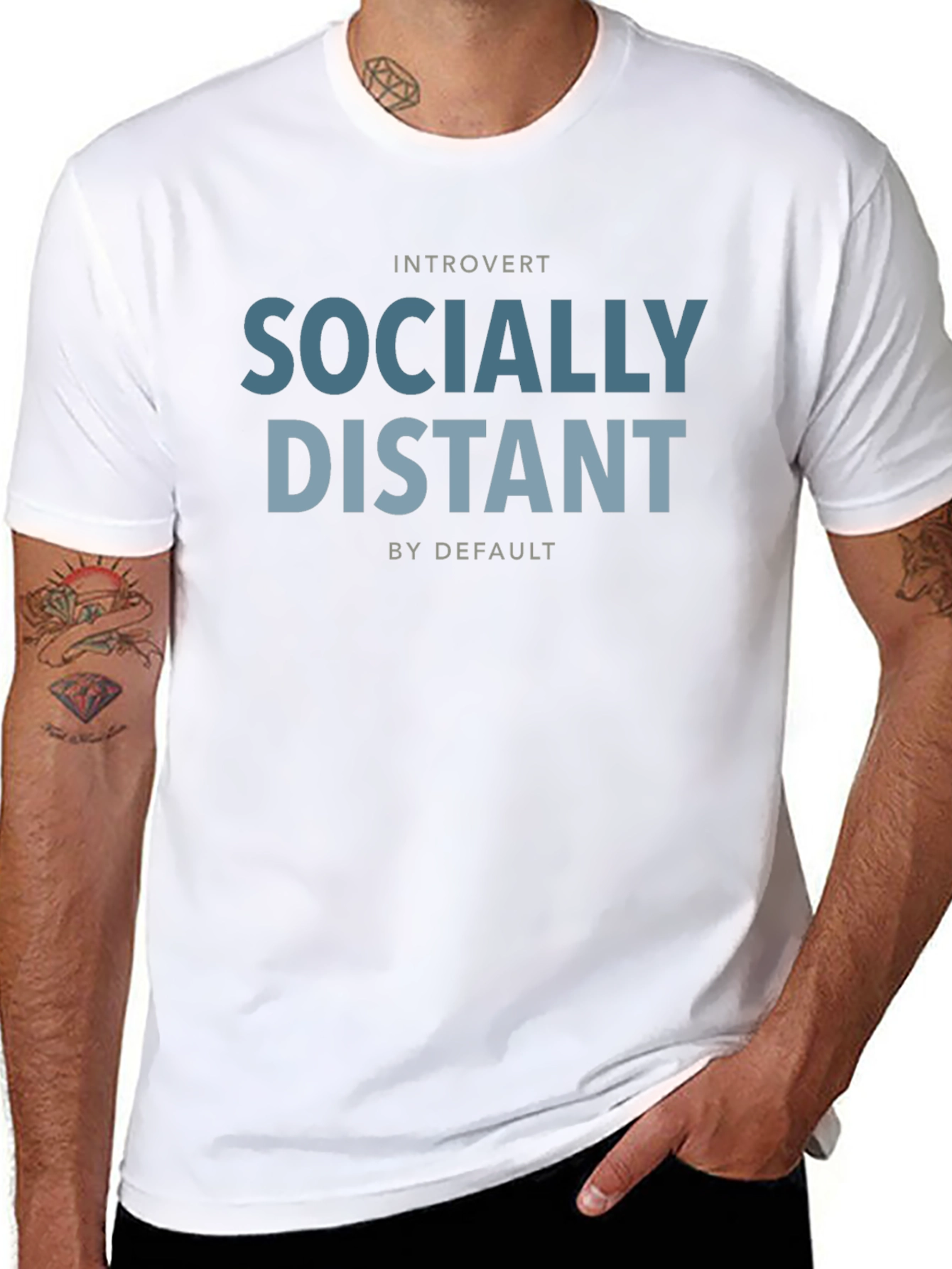 Introvert Socially Distant T-Shirt
