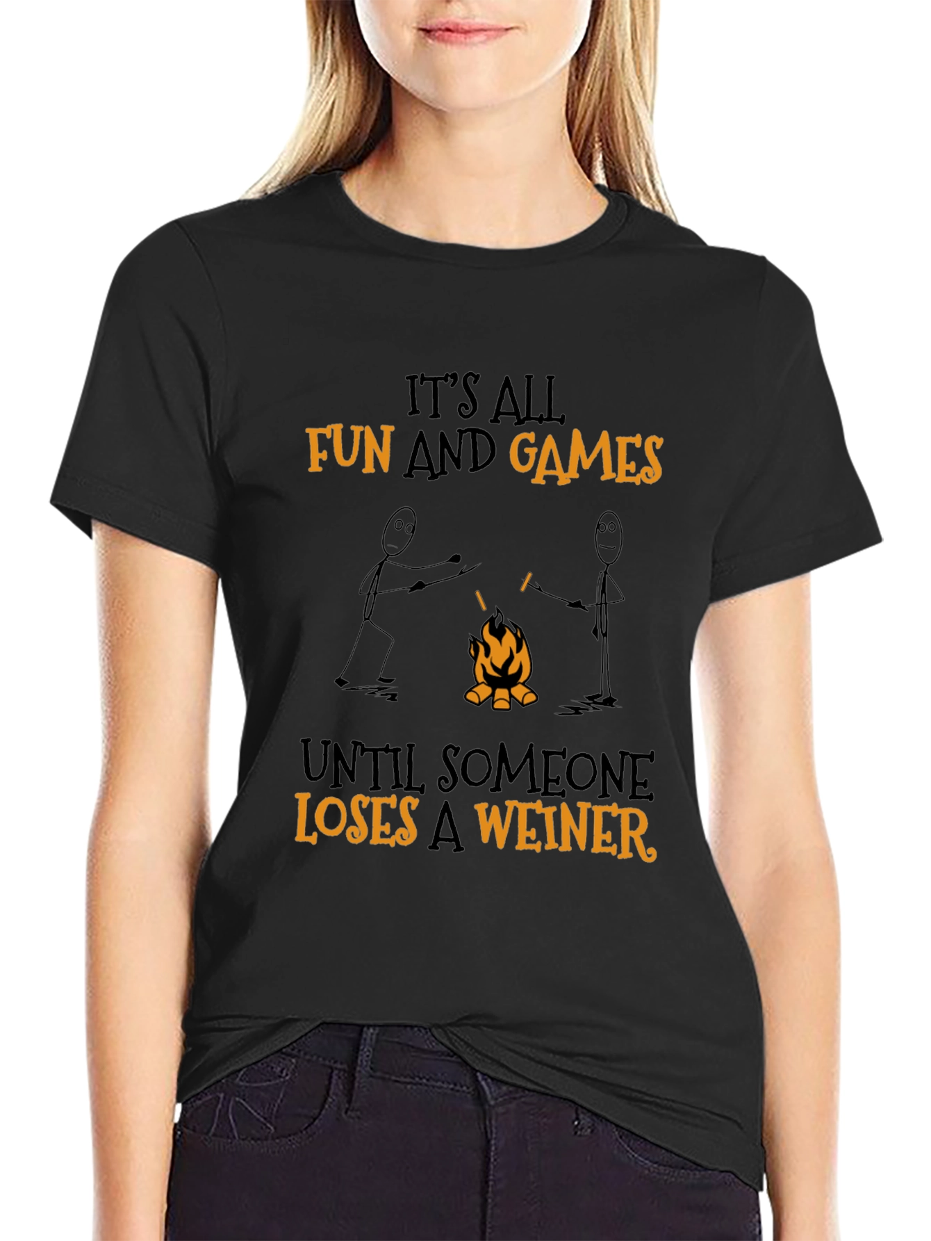 Funny Loses a Weiner Graphic Tee