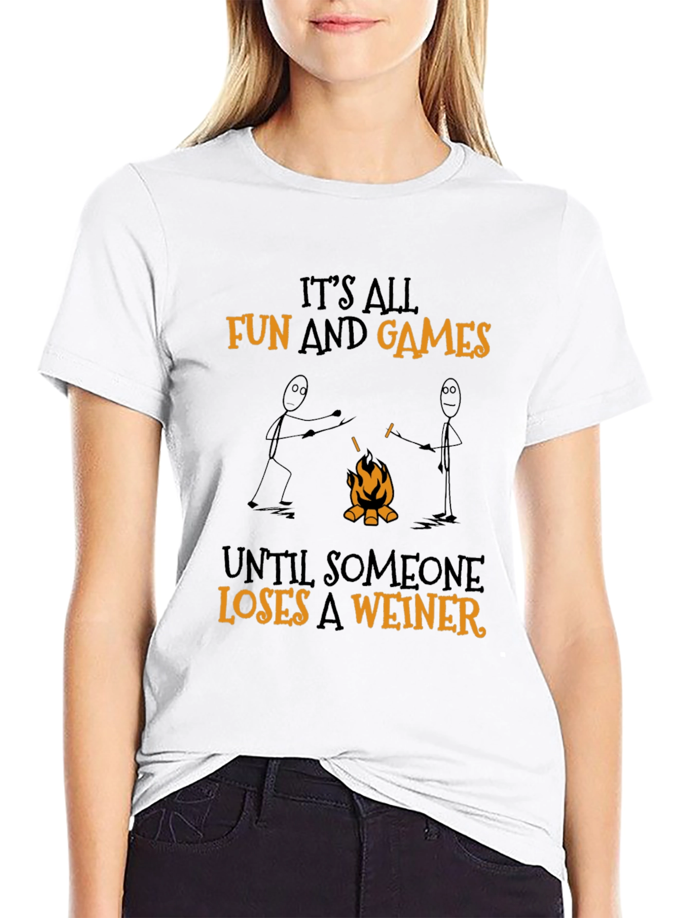 Funny Loses a Weiner Graphic Tee