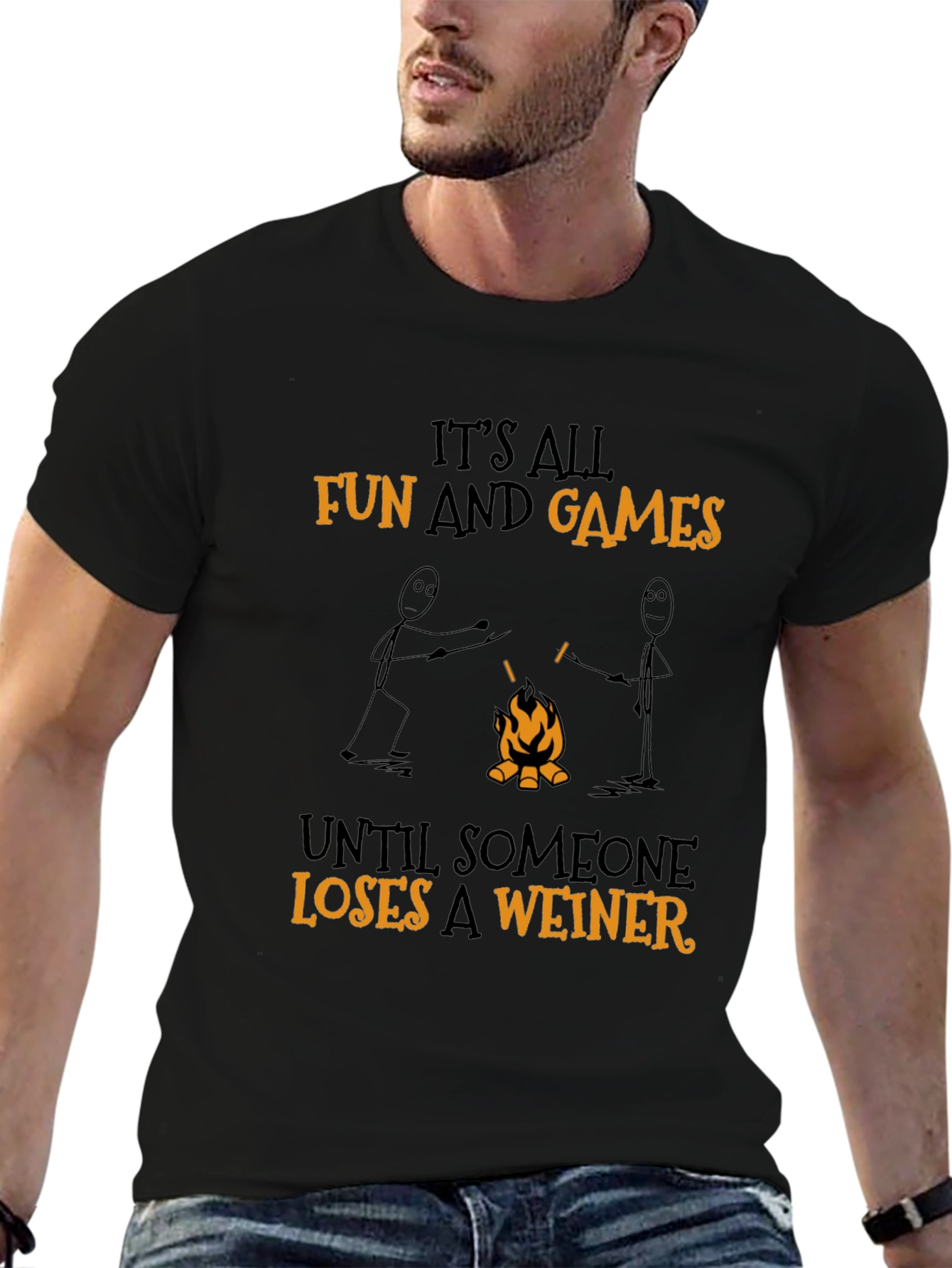 Funny Loses a Weiner Graphic Tee