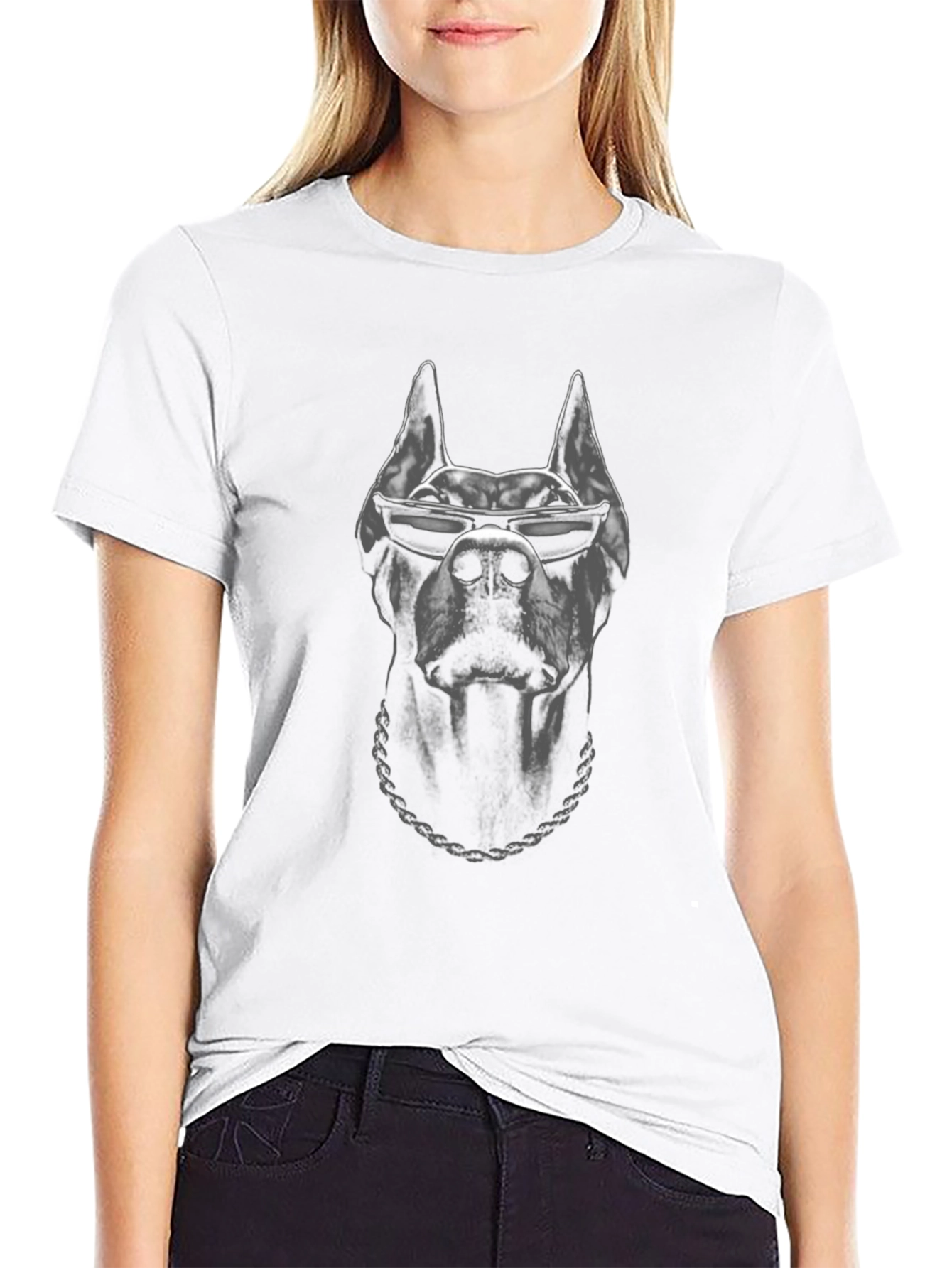 Cool Doberman Graphic Tee