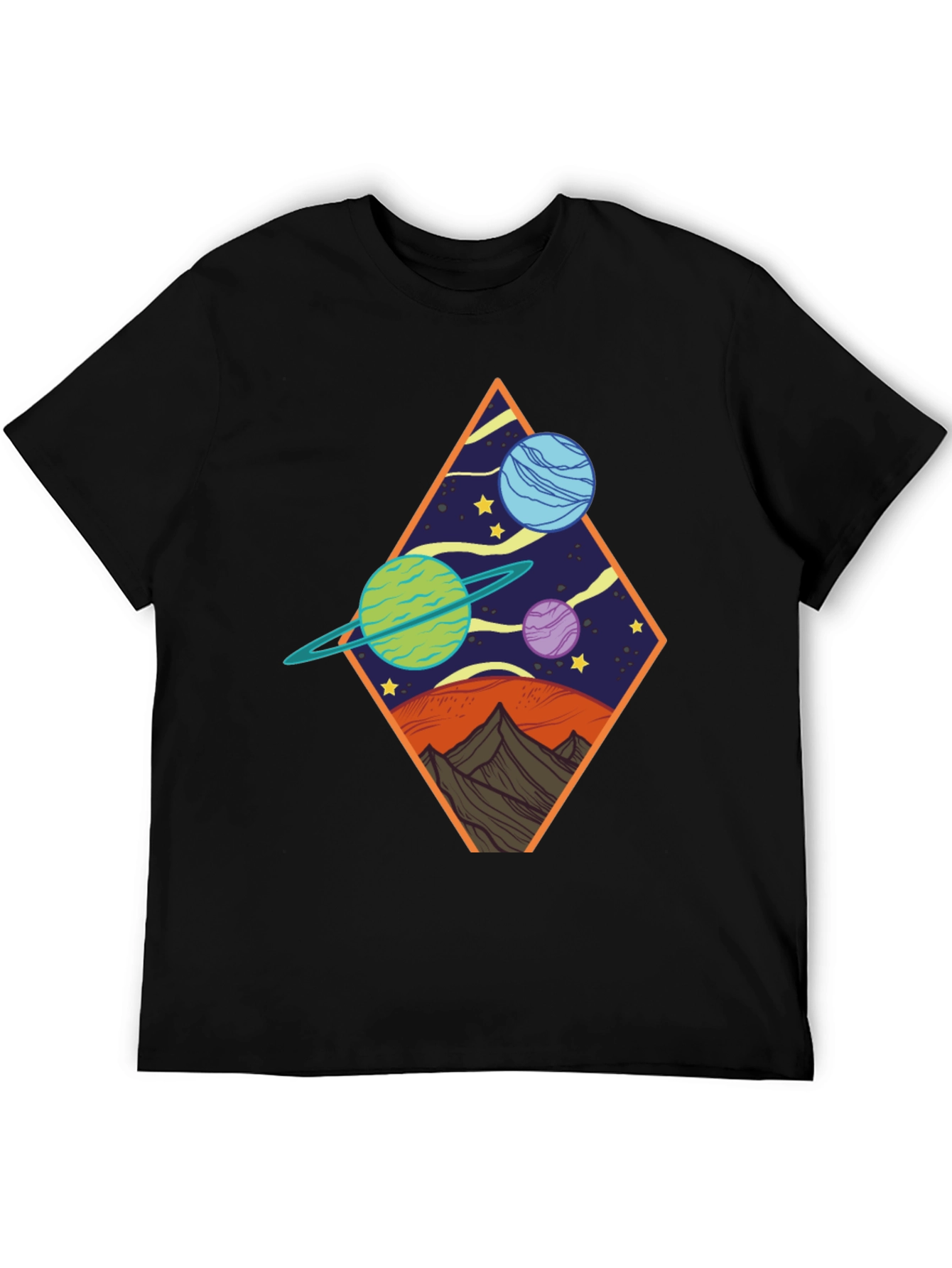 Cosmic Diamond Black Tee