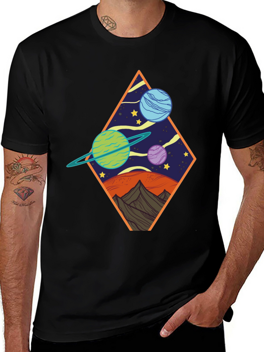 Cosmic Diamond Black Tee
