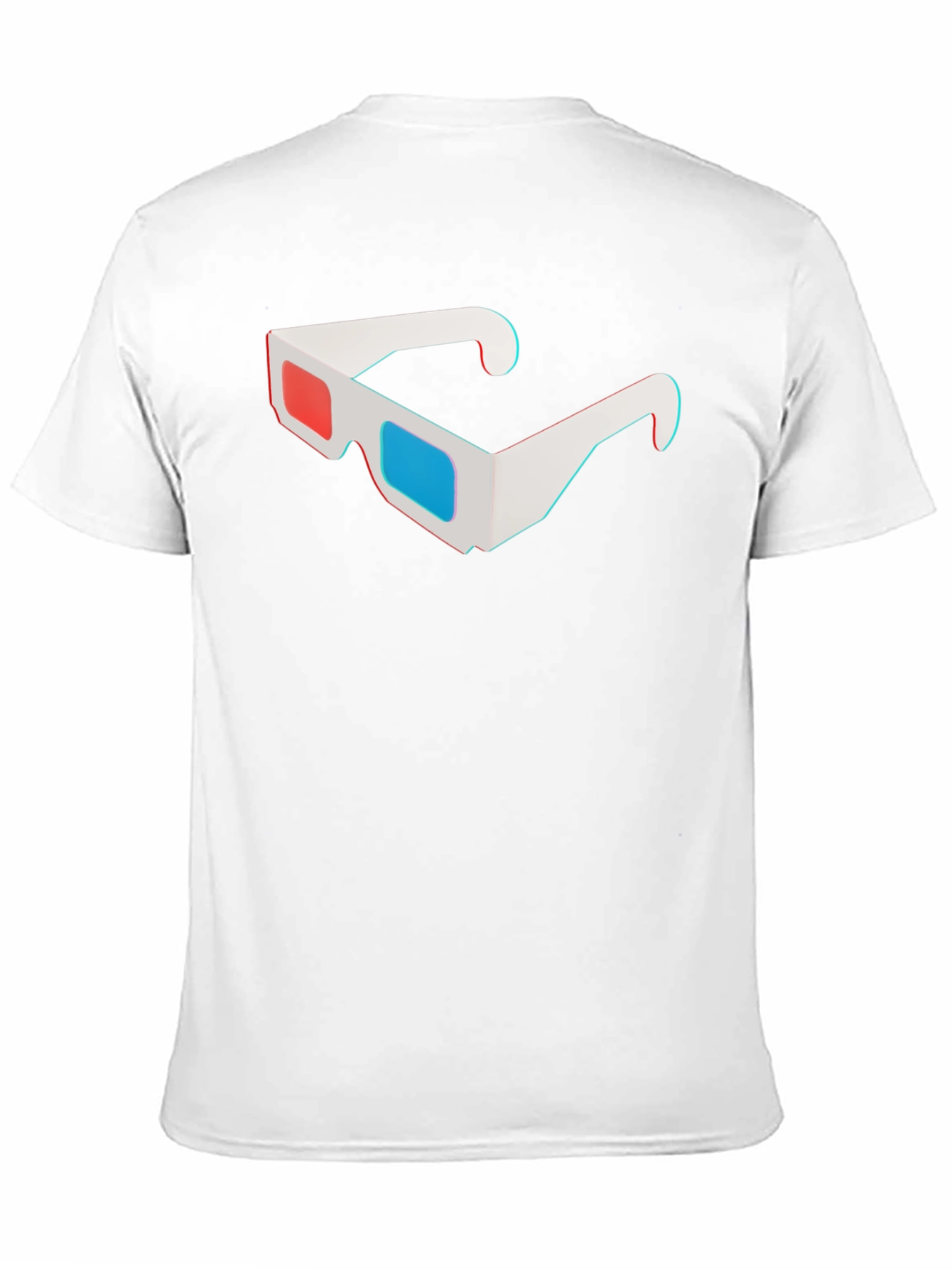 3D Glasses Graphic Tee - Classic Retro Style Shirt