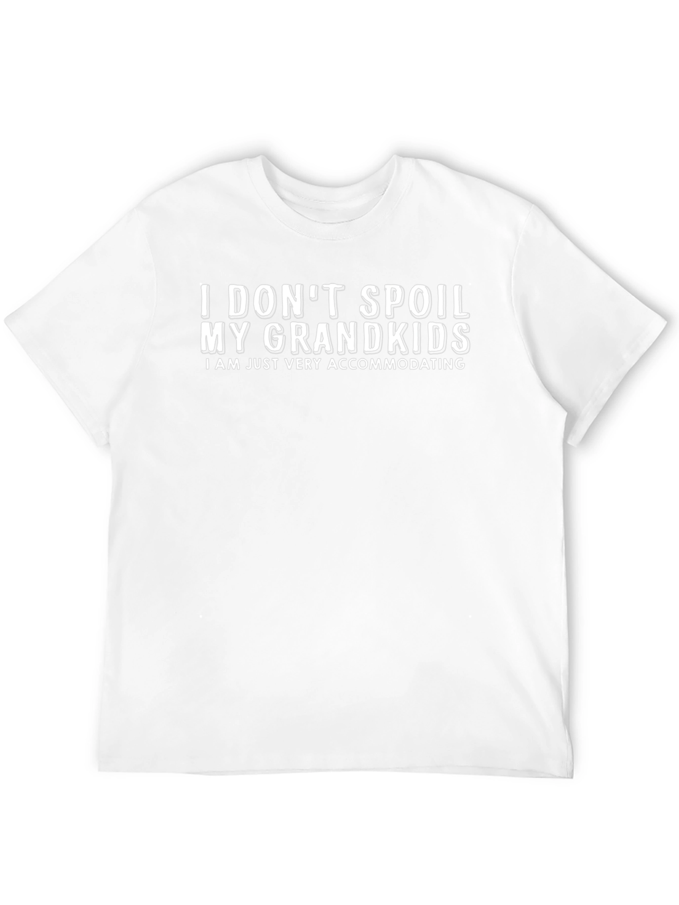 Grandparent Accommodating Black Graphic Tee