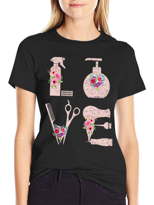 Stylish Barber T-Shirt - Hair Stylist Love Design