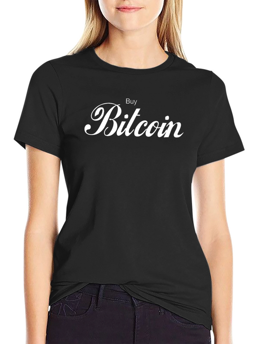 Buy Bitcoin Black T-Shirt - Crypto Currency