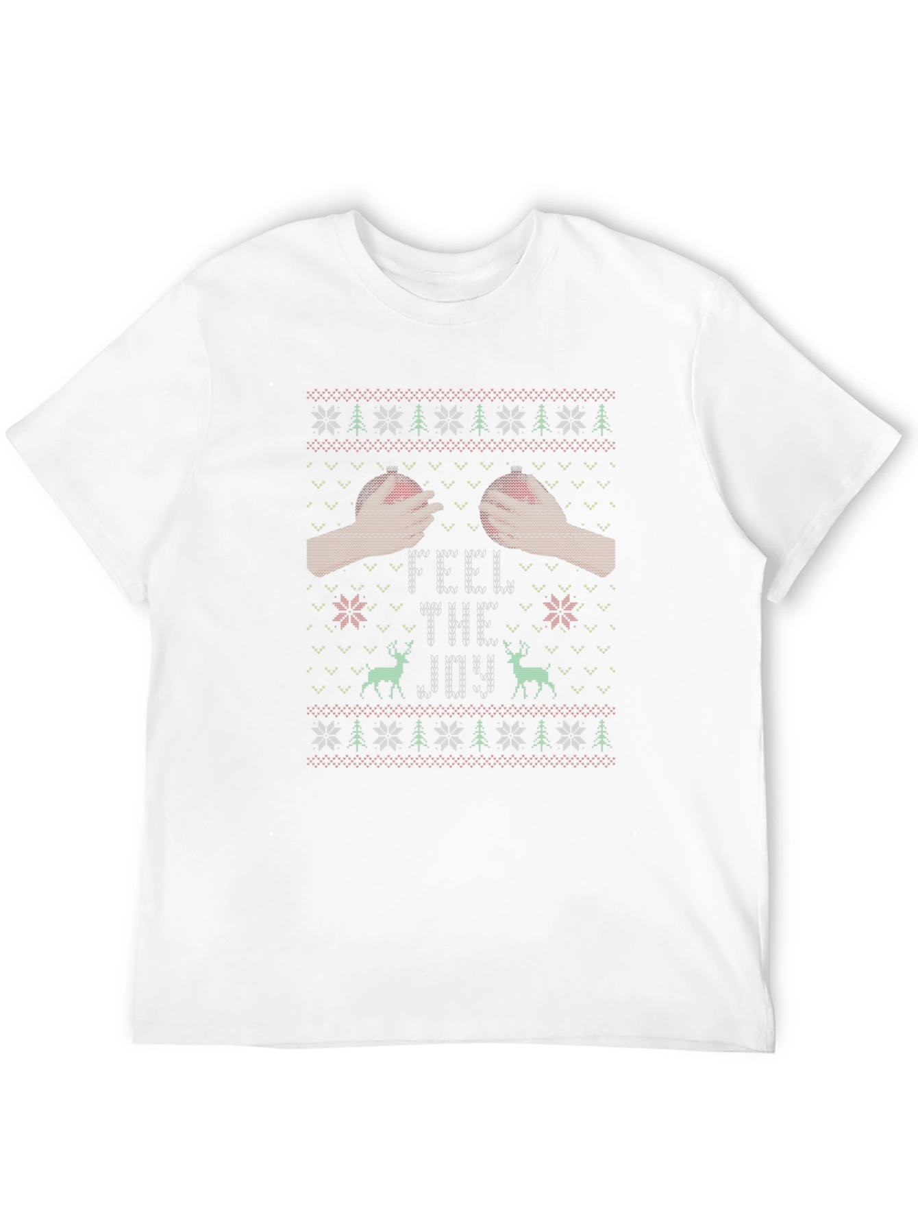 Feel The Joy Ugly Christmas Sweater T-Shirt