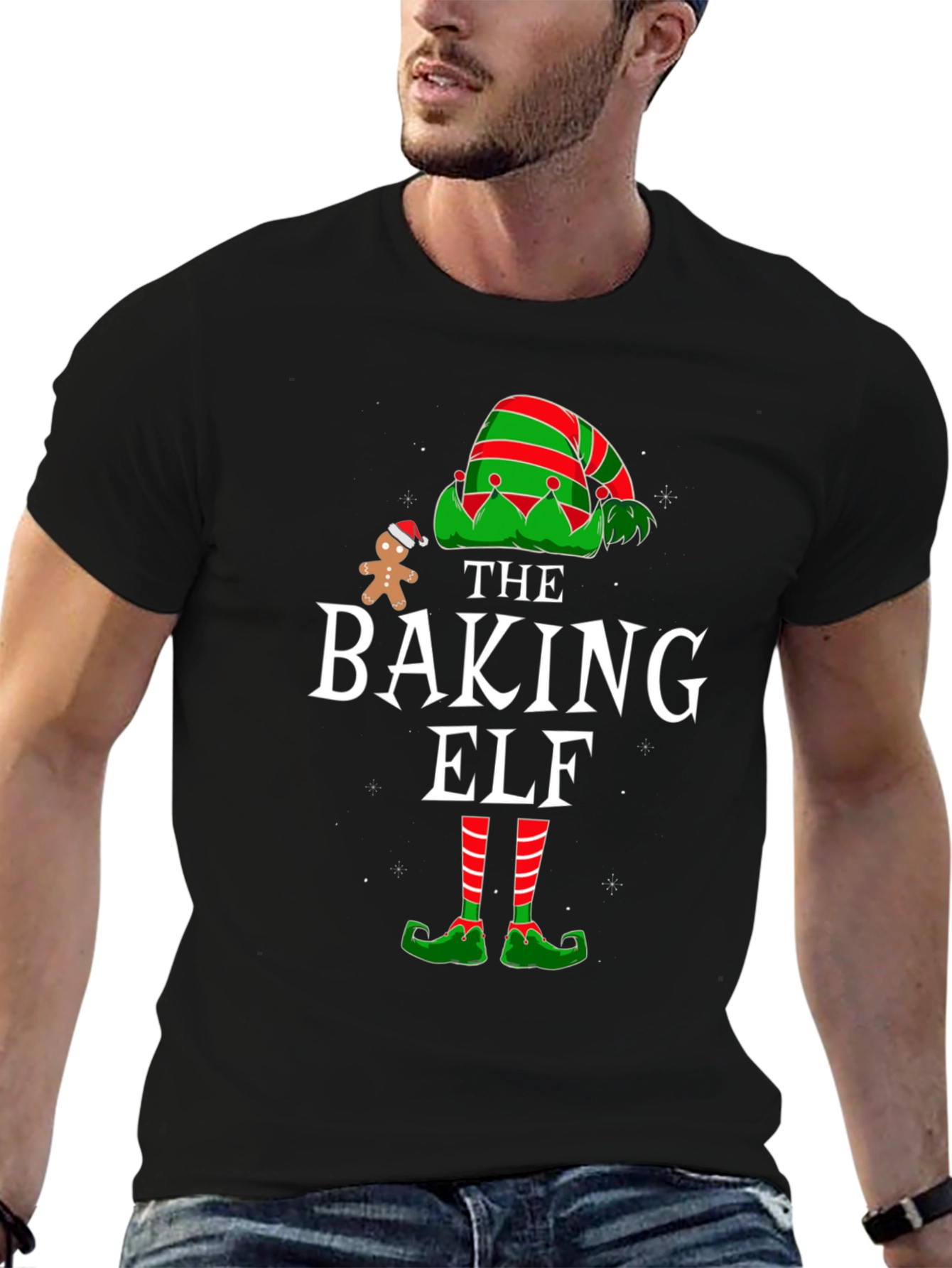The Baking Elf T-Shirt - Festive Christmas Apparel