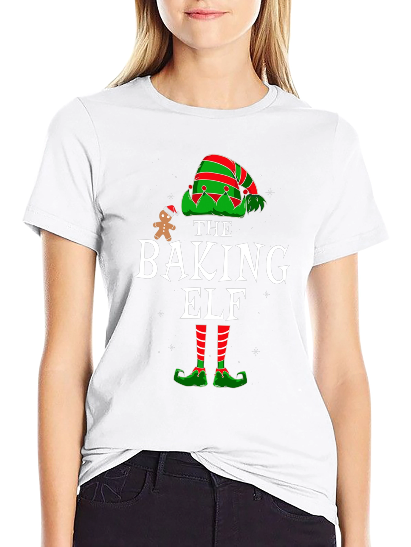 The Baking Elf T-Shirt - Festive Christmas Apparel