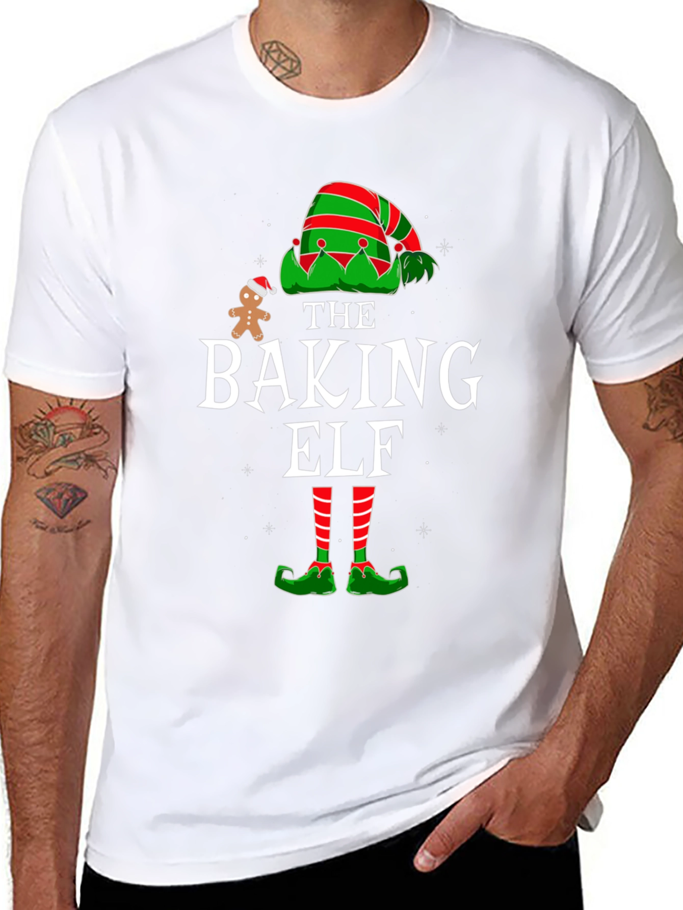 The Baking Elf T-Shirt - Festive Christmas Apparel