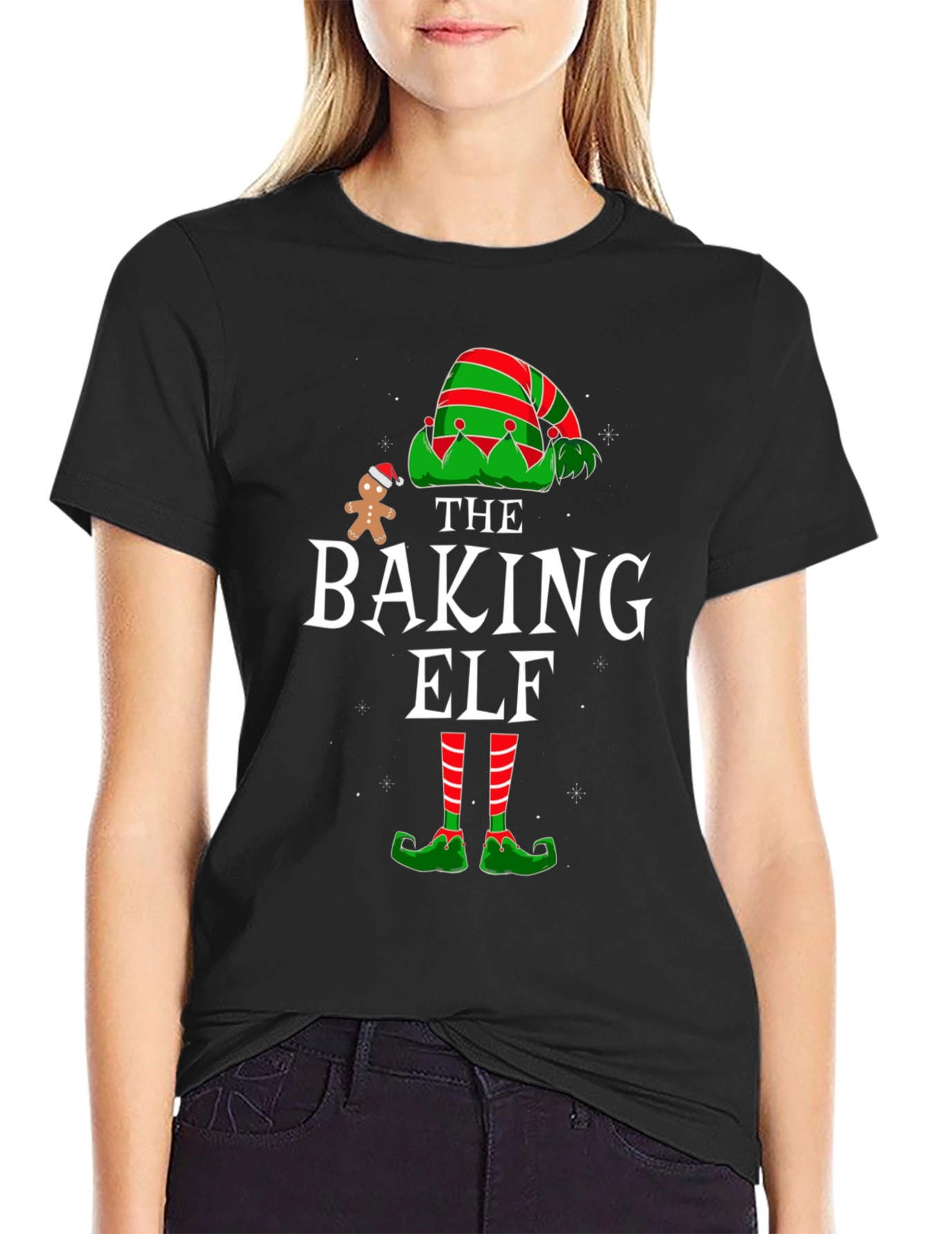 The Baking Elf T-Shirt - Festive Christmas Apparel