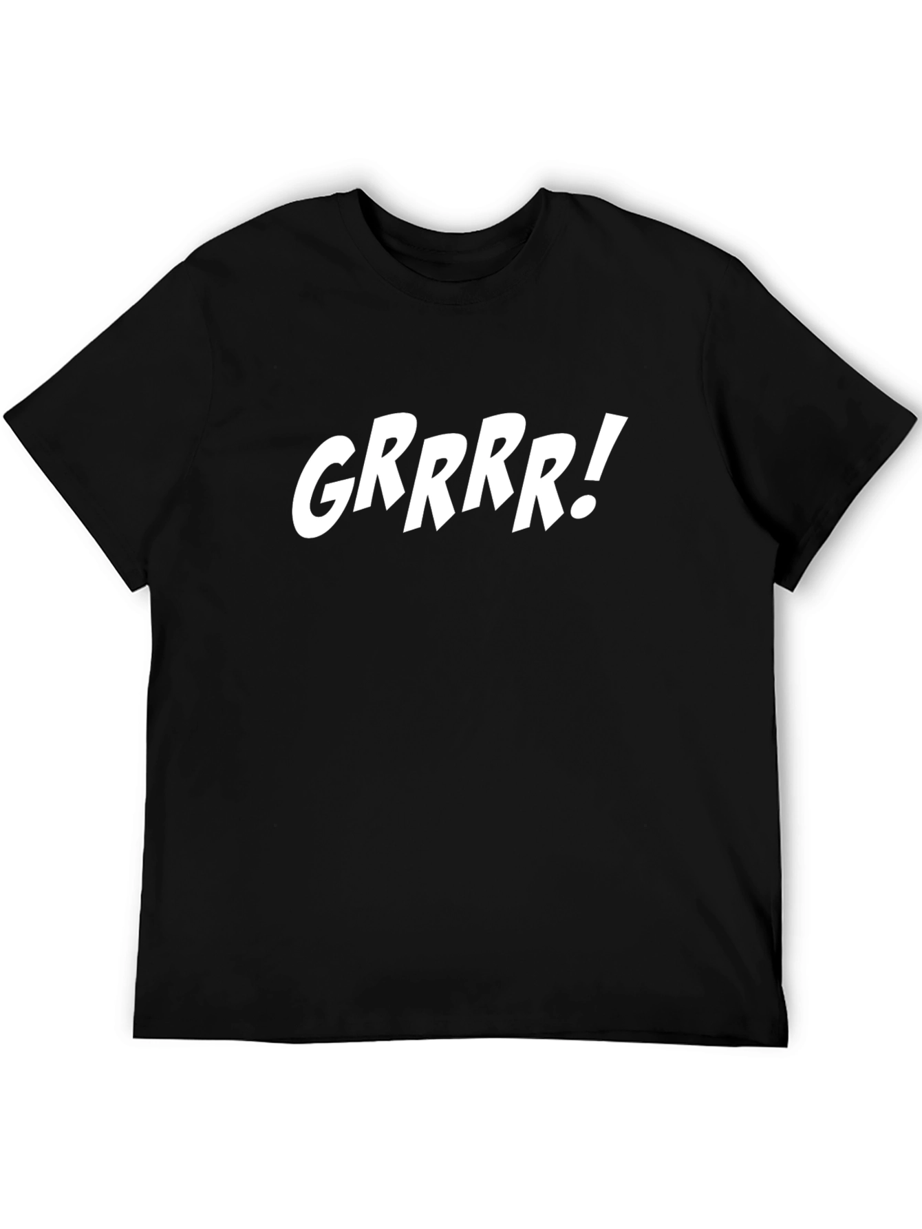 GRRRR! Graphic Black T-Shirt