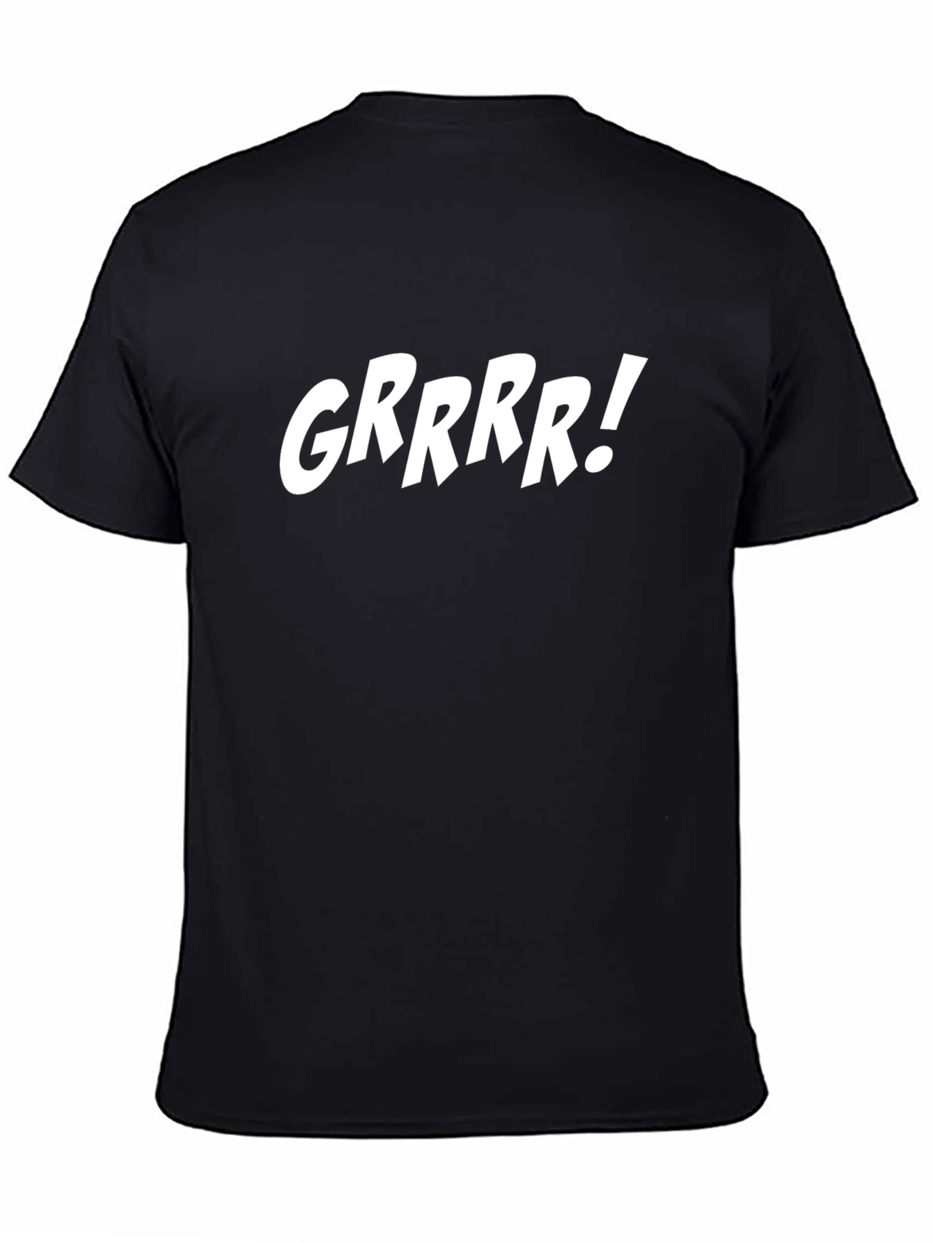 GRRRR! Graphic Black T-Shirt