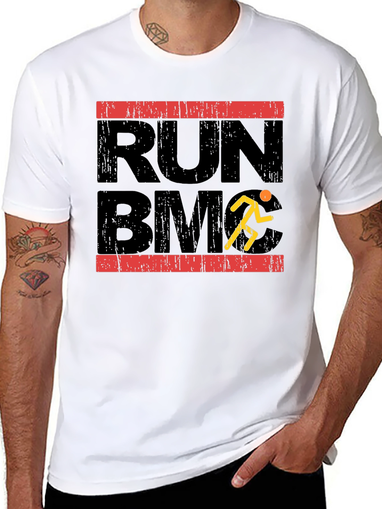 Run BMC Graphic Tee - Black