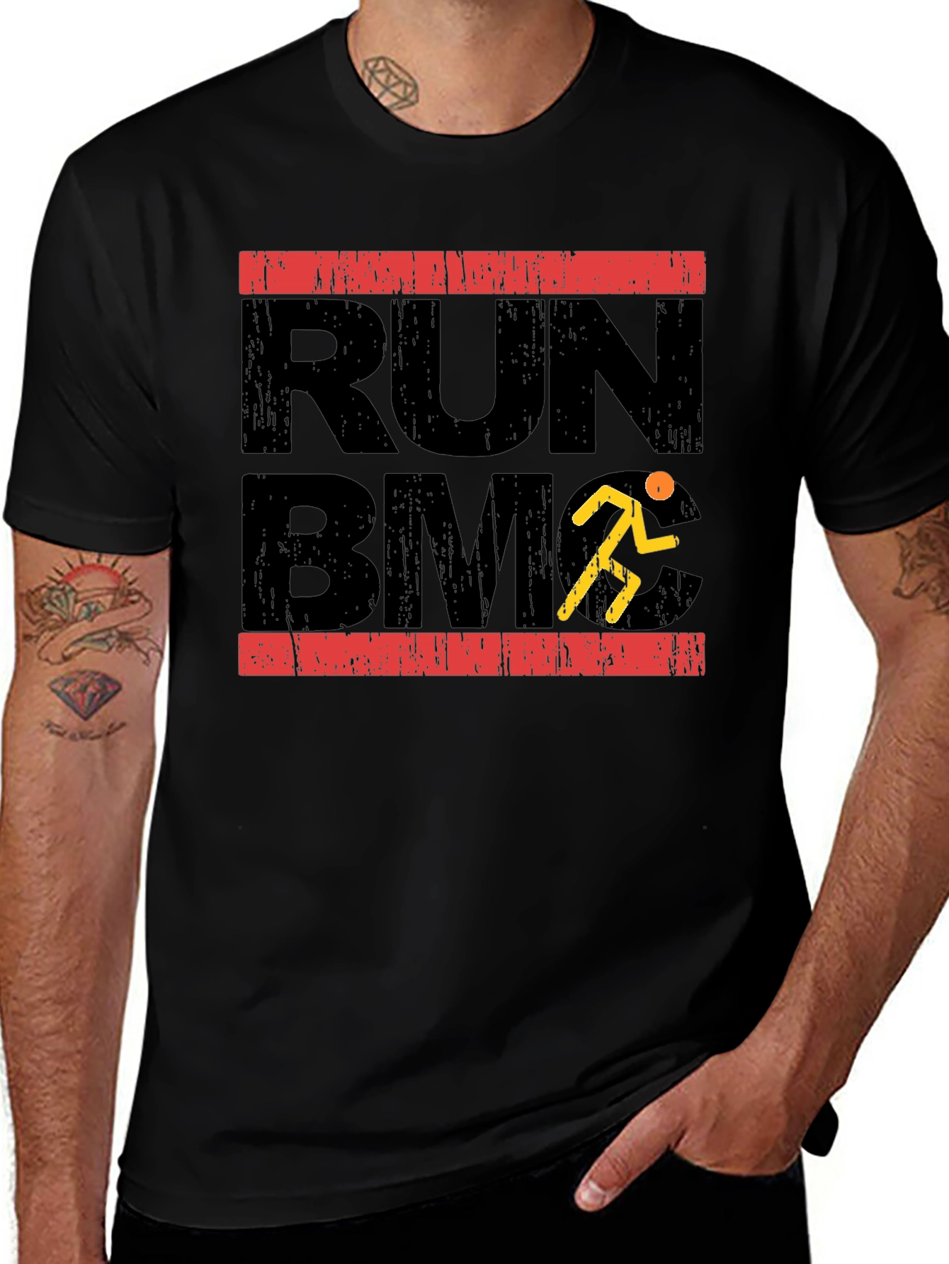 Run BMC Graphic Tee - Black