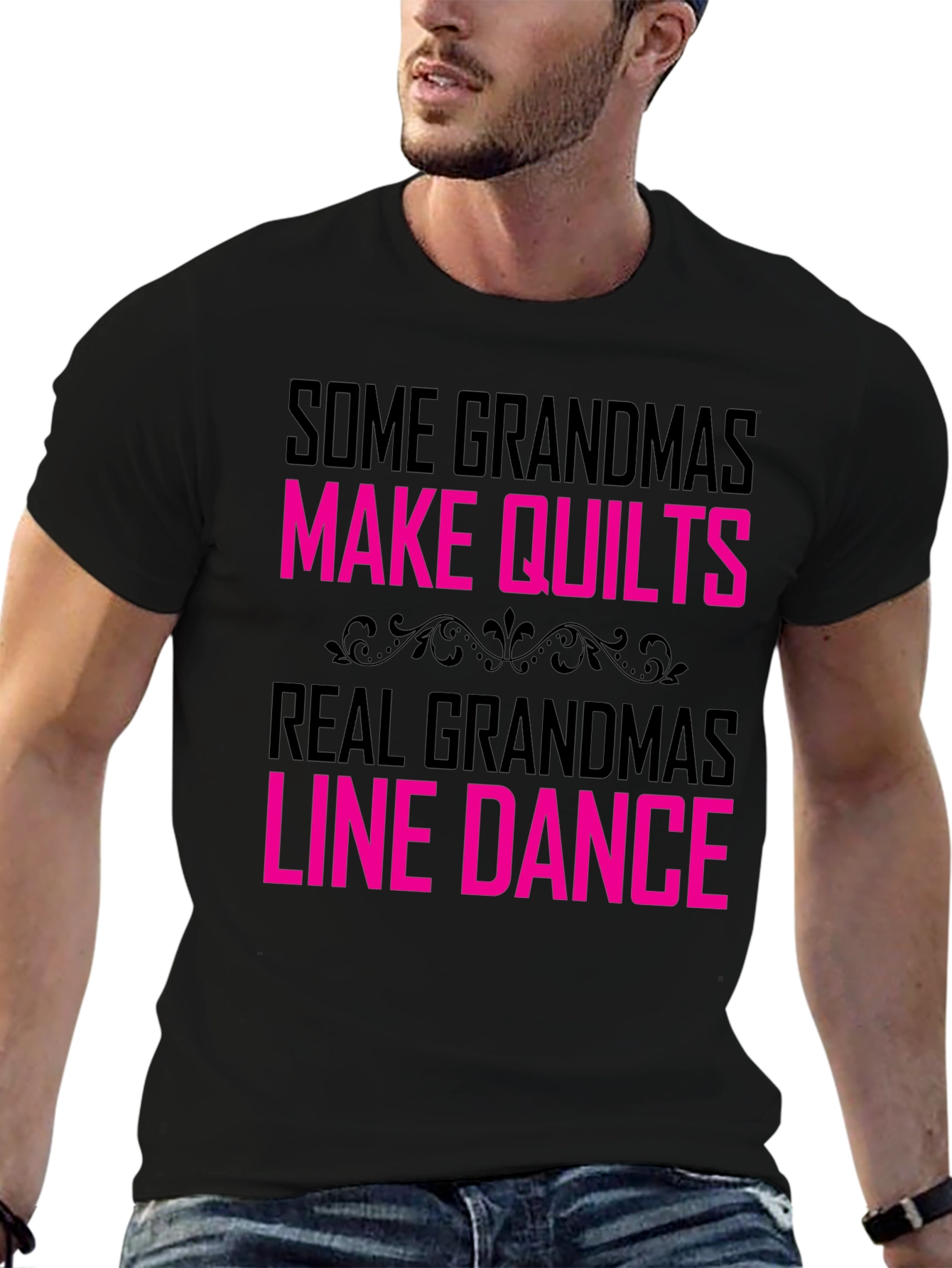 Grandma Line Dance T-Shirt Funny Grandparent Tee