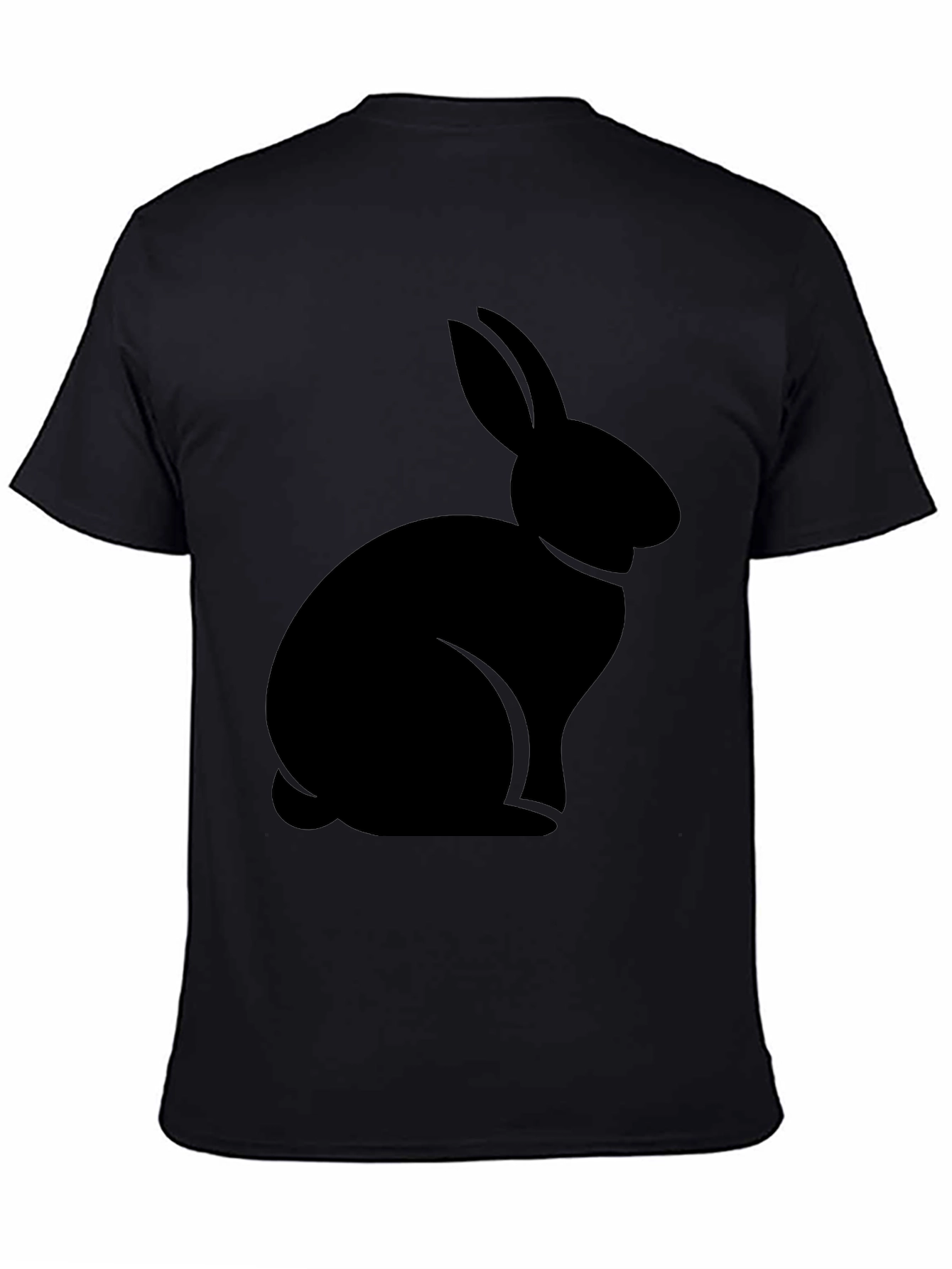 Black Rabbit Graphic Tee - Casual Comfort