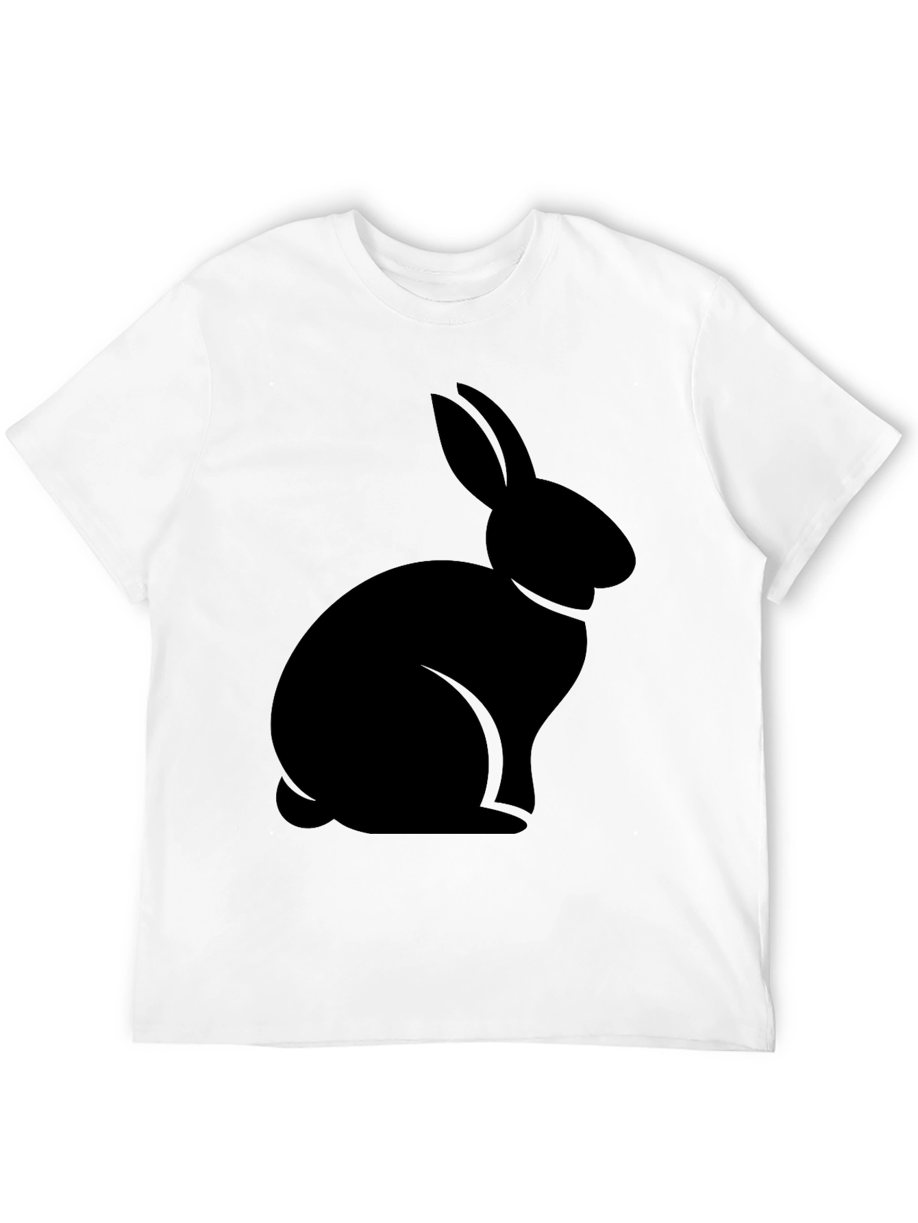 Black Rabbit Graphic Tee - Casual Comfort