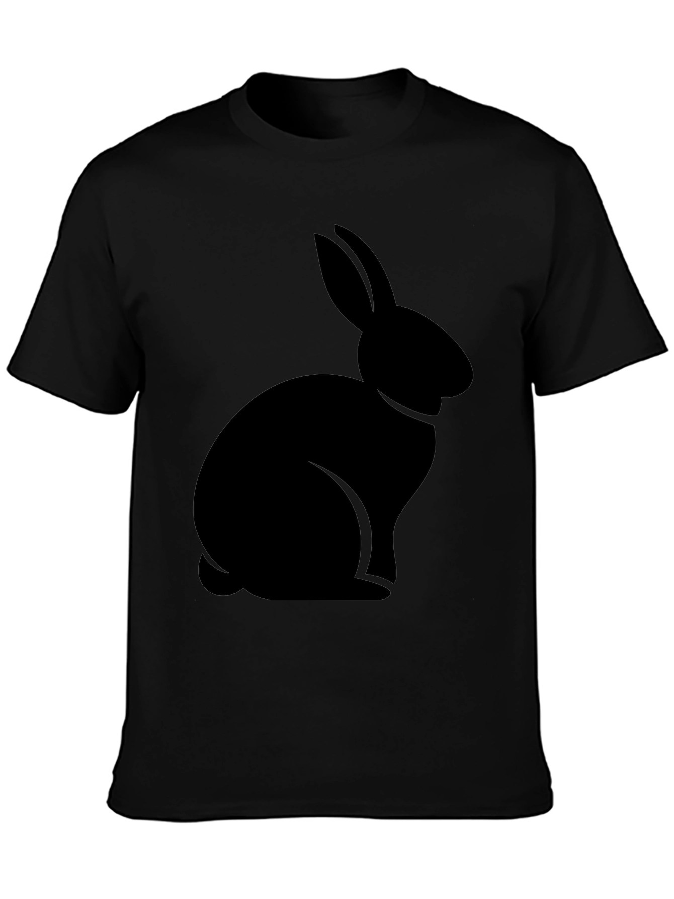 Black Rabbit Graphic Tee - Casual Comfort