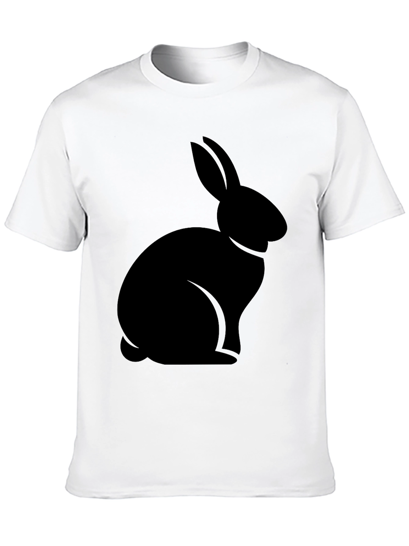Black Rabbit Graphic Tee - Casual Comfort