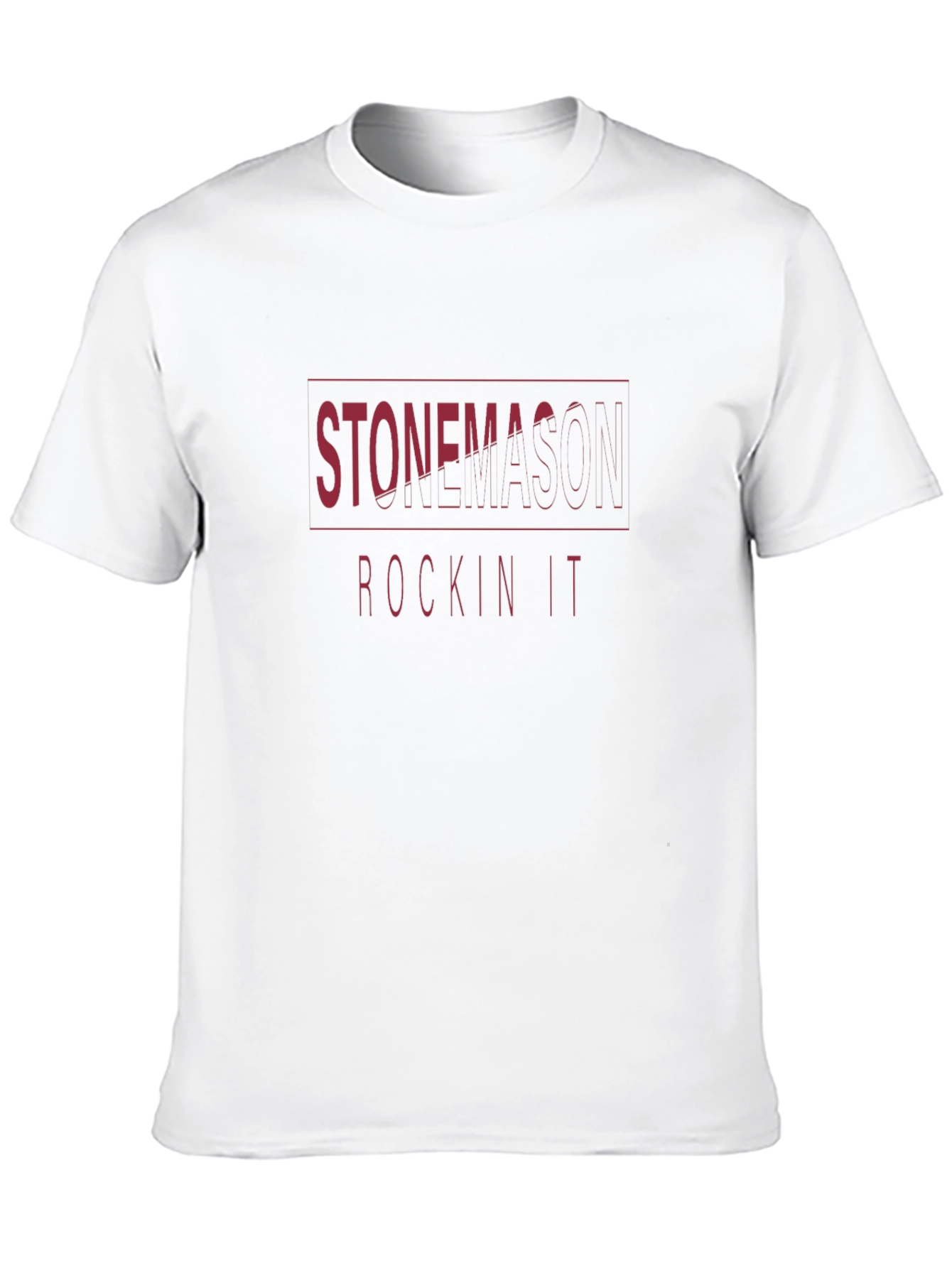 Stonemason Rockin It Black T-Shirt